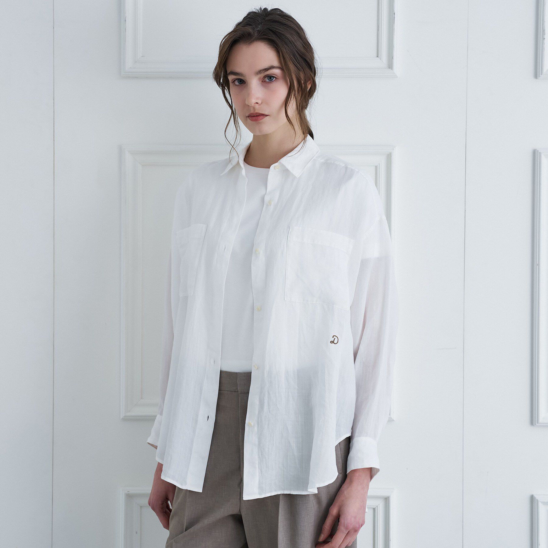 DRESSTERIOR「【人気定番/ウォッシャブル】ガーメントダイラミーシャツ」|シャツ・ブラウス|