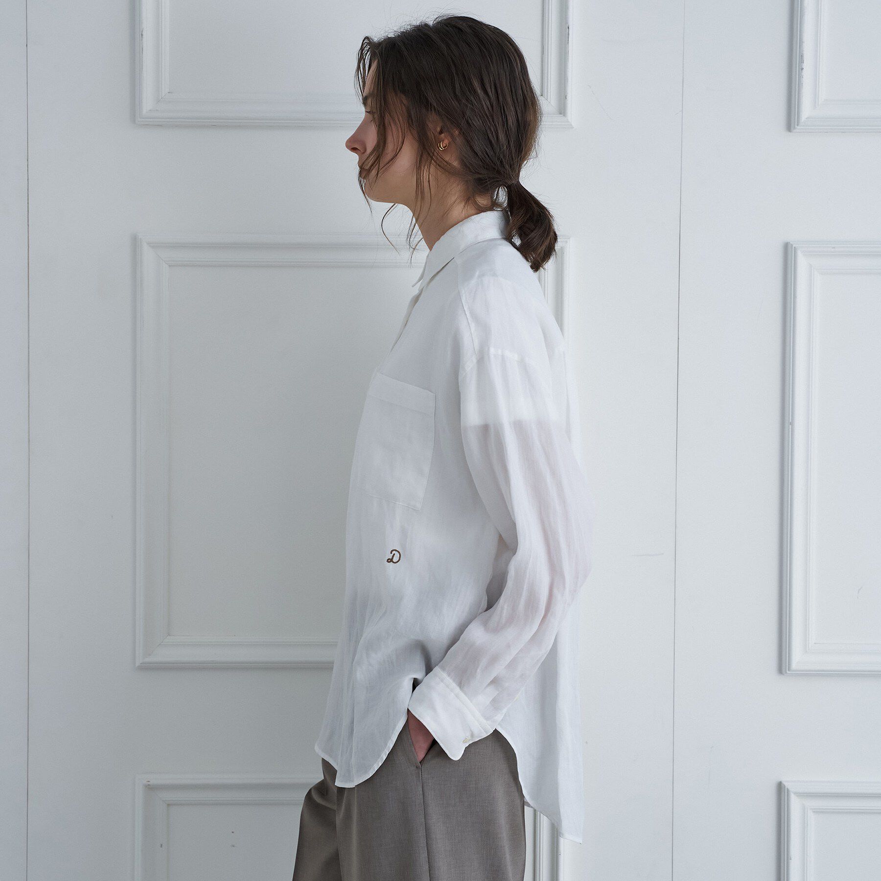 DRESSTERIOR「【人気定番/ウォッシャブル】ガーメントダイラミーシャツ」|シャツ・ブラウス|