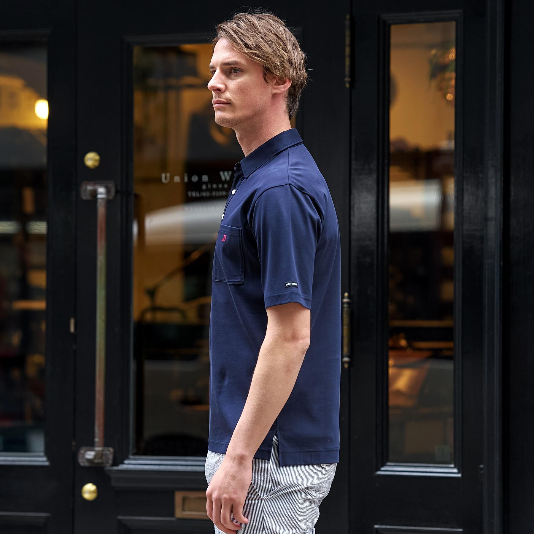 DRESSTERIOR「【接触冷感/抗菌防臭/消臭/Safari5月号掲載】ICE CLEAR COTTON オーバーフィッ」|ポロシャツ|