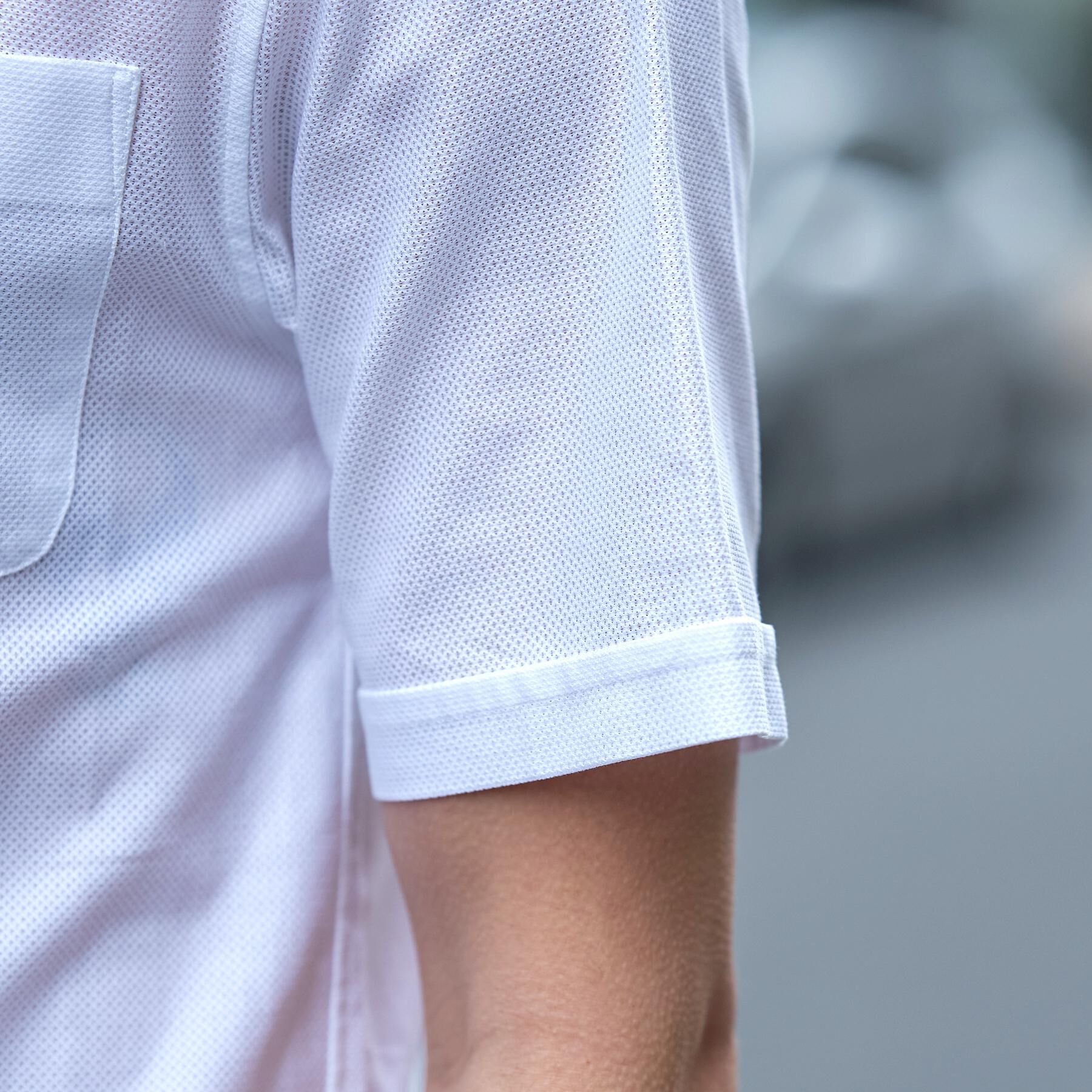 DRESSTERIOR「メッシュエアー ハーフスリーブシャツ」|シャツ・ブラウス|