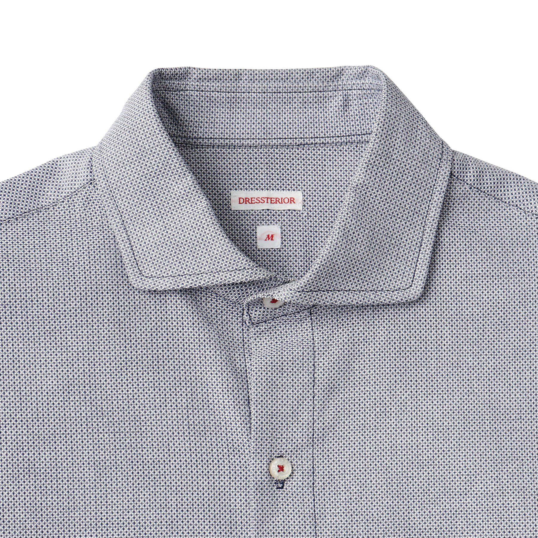 DRESSTERIOR「メッシュエアー ハーフスリーブシャツ」|シャツ・ブラウス|