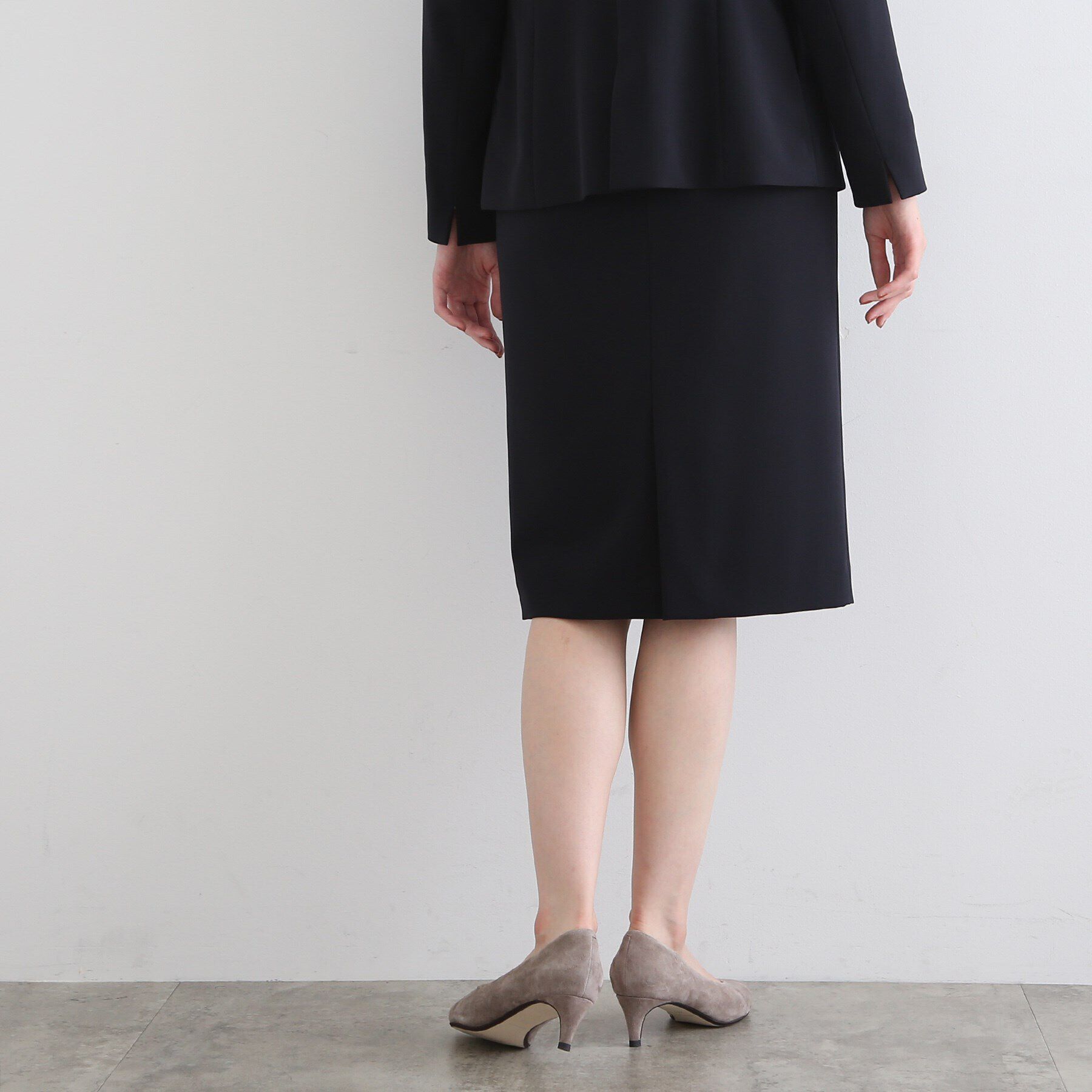 INDIVI「【洗える/UVケア/エコ/日本製】ストレッチ ストレートスカート」|スーツ|