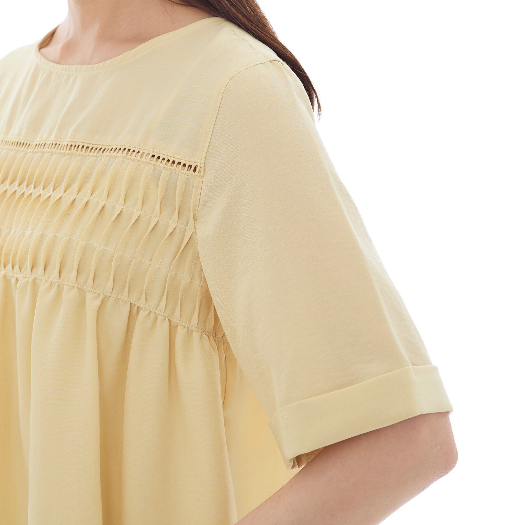 INDIVI「フィブリルブラウス」|シャツ・ブラウス|