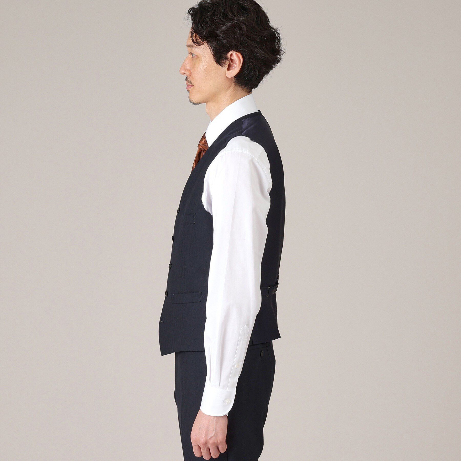 TAKEO KIKUCHI「【THE FLAGSHIP】シャドー番千鳥 べスト」|スーツ|