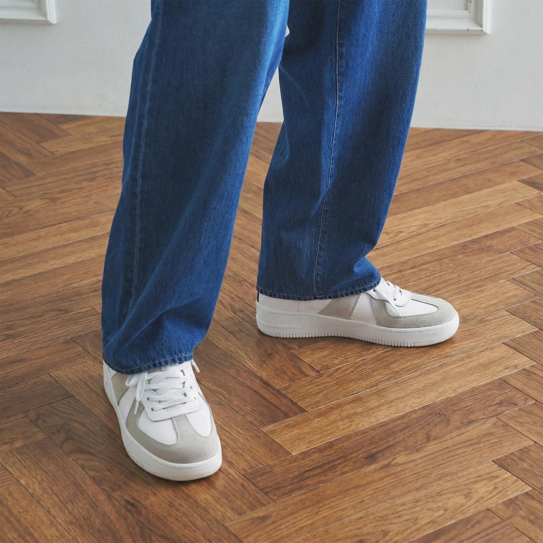 TAKEO KIKUCHI「【BOWLER HAT LABEL】レザースニーカー」|スニーカー|