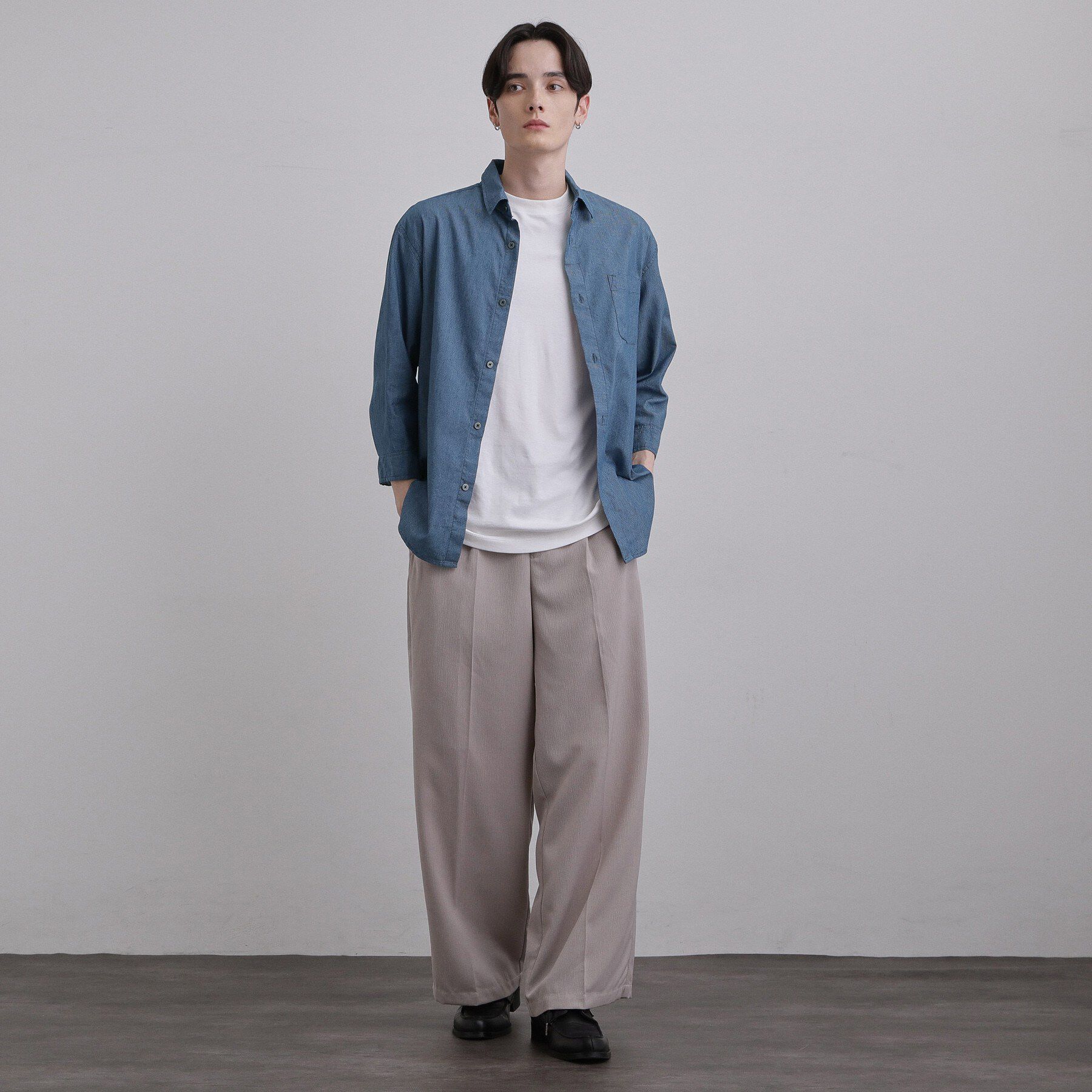 tk.TAKEO KIKUCHI「COOLMAX（R）7分袖シャツ」|シャツ・ブラウス|