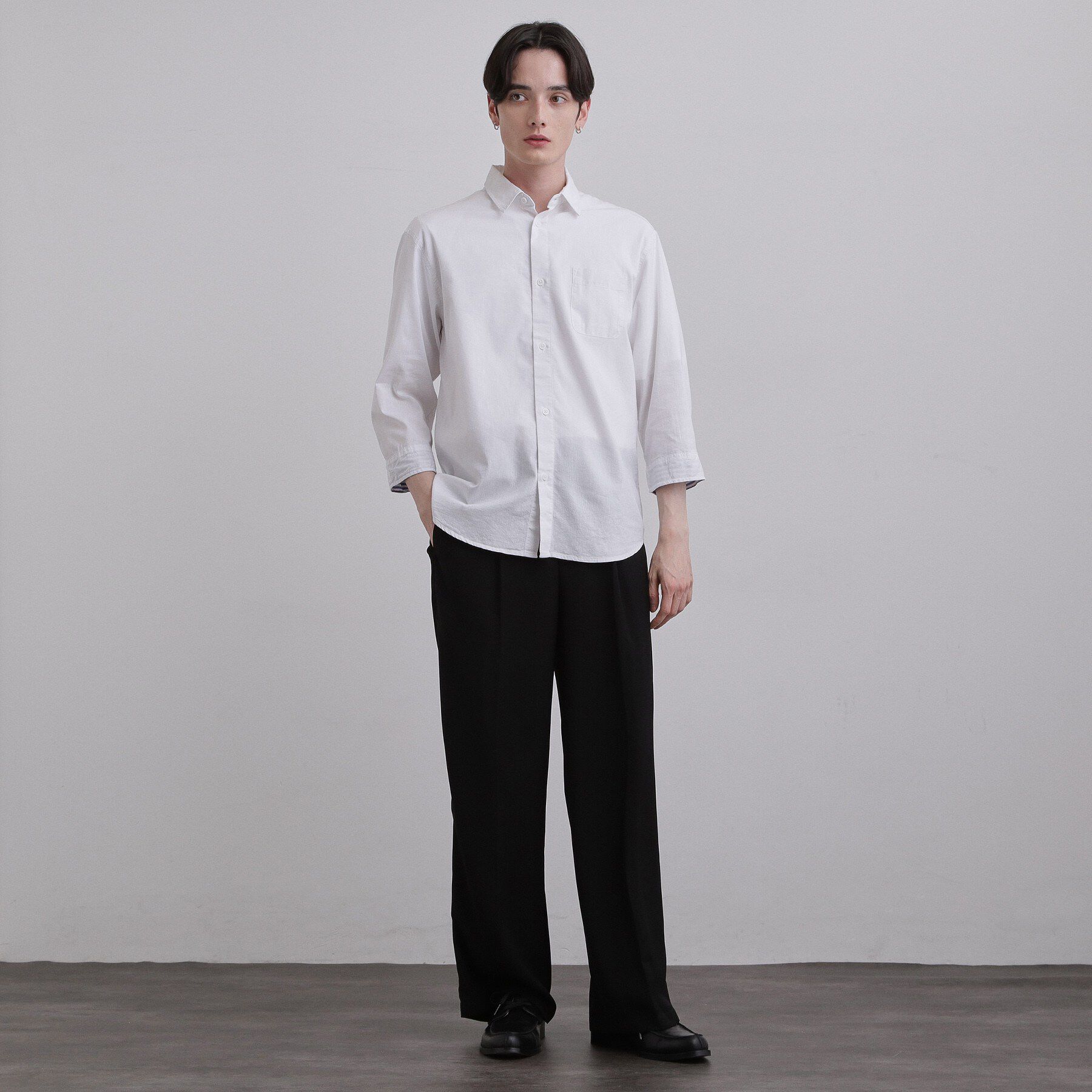 tk.TAKEO KIKUCHI「COOLMAX（R）7分袖シャツ」|シャツ・ブラウス|