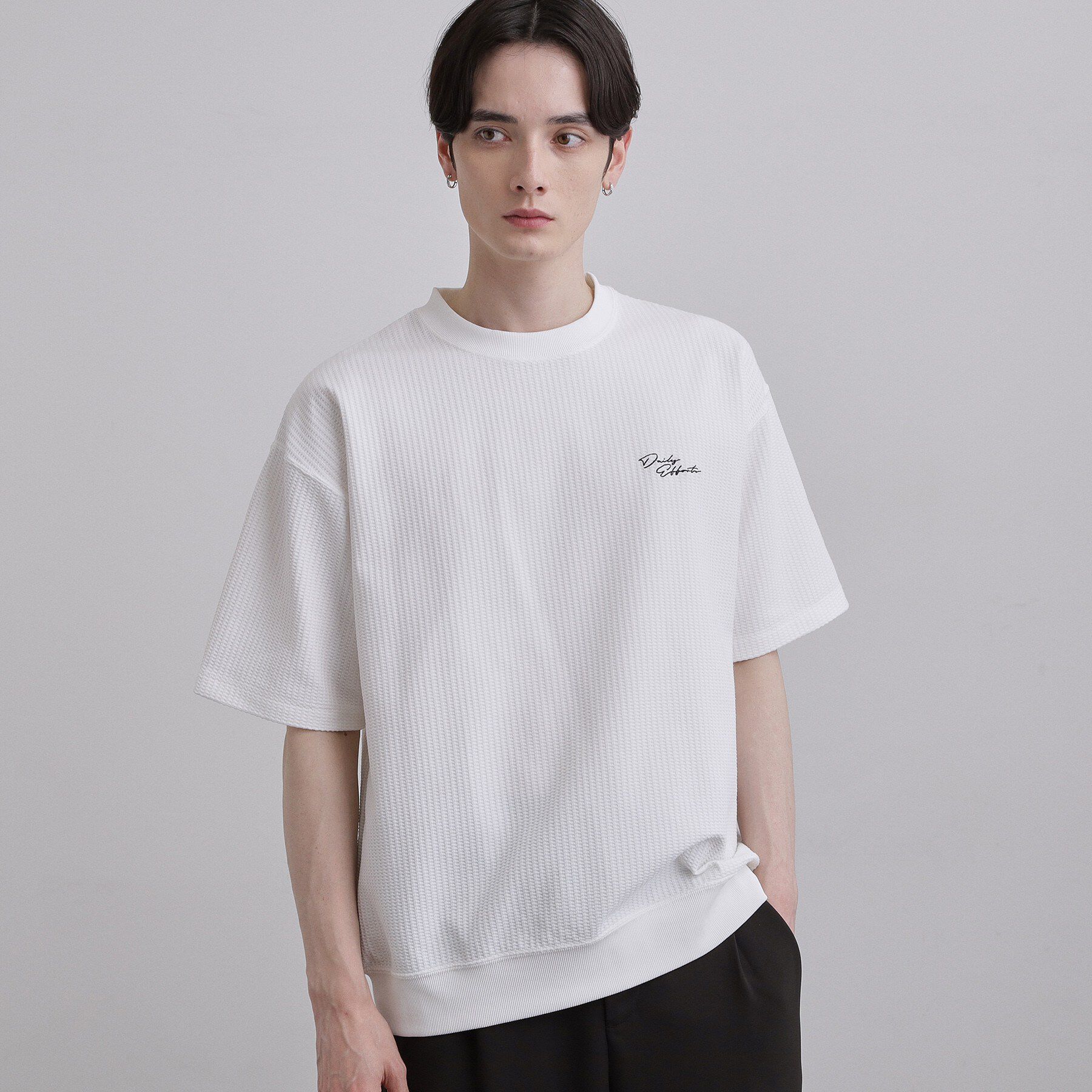 tk.TAKEO KIKUCHI「ポリワッフルカットソー」|Tシャツ・カットソー|