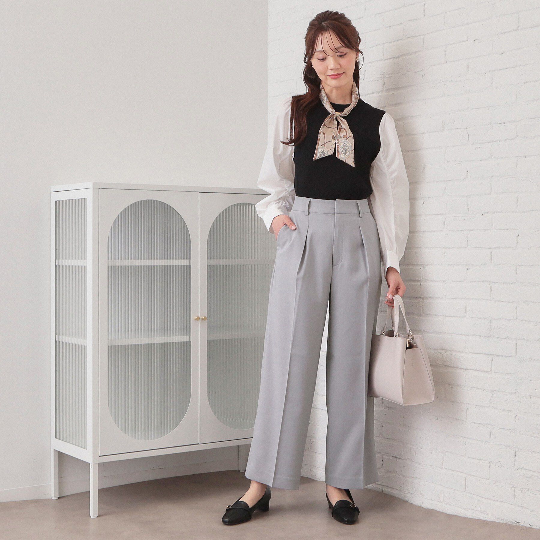 index「ストレッチワイドストレートパンツ/セットアップ対応【洗濯機OK/吸水速乾】」|その他|