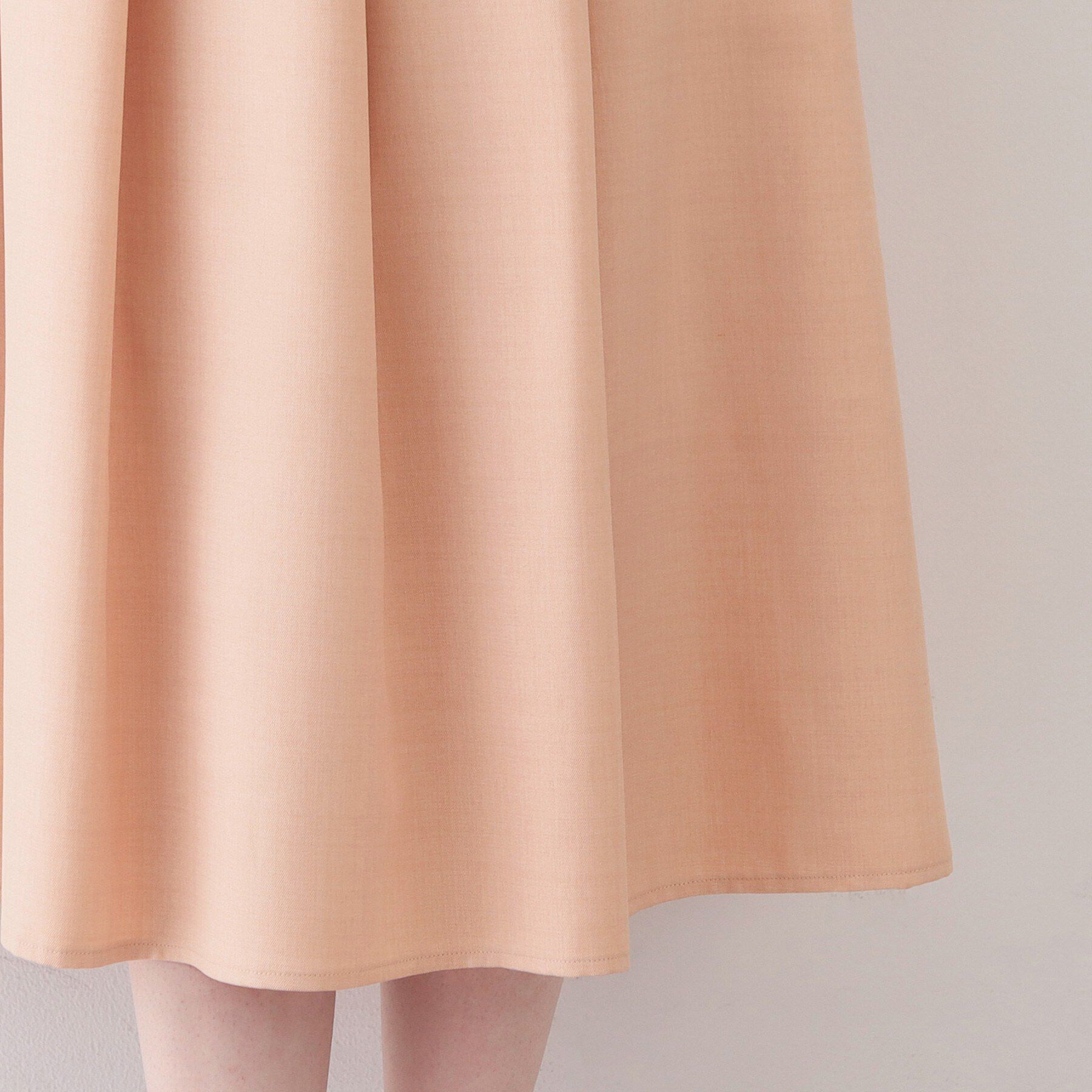 index「麻調ツイルラップ風プリーツスカート【洗濯機OK/イージーアイロン/防シワ】」|スカート|