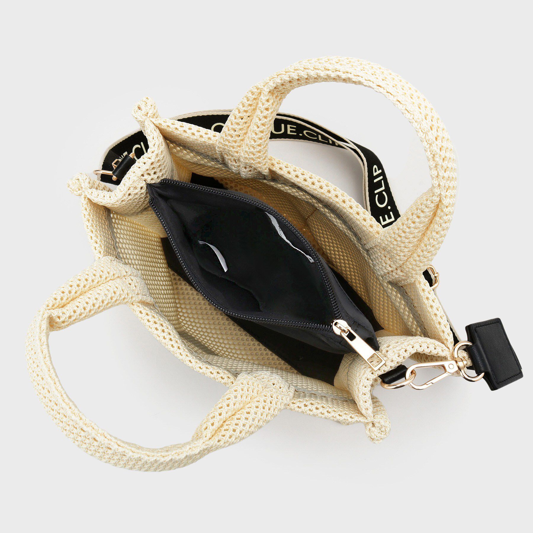 OPAQUE.CLIP「メッシュスクエアミドルトートバッグ【2WAY】」|トートバッグ|