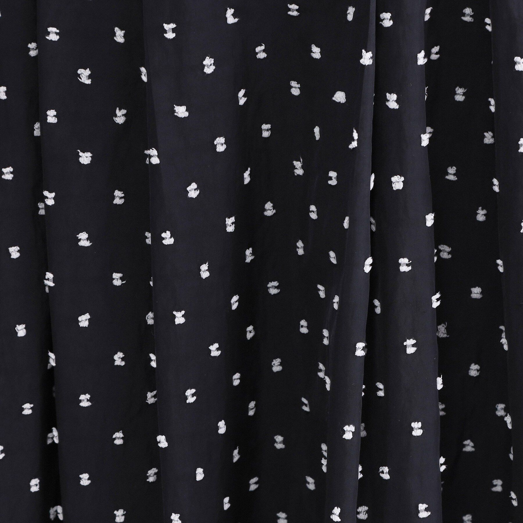 OPAQUE.CLIP「ドビードットタックフレアスカート【洗濯機OK】」|スカート|