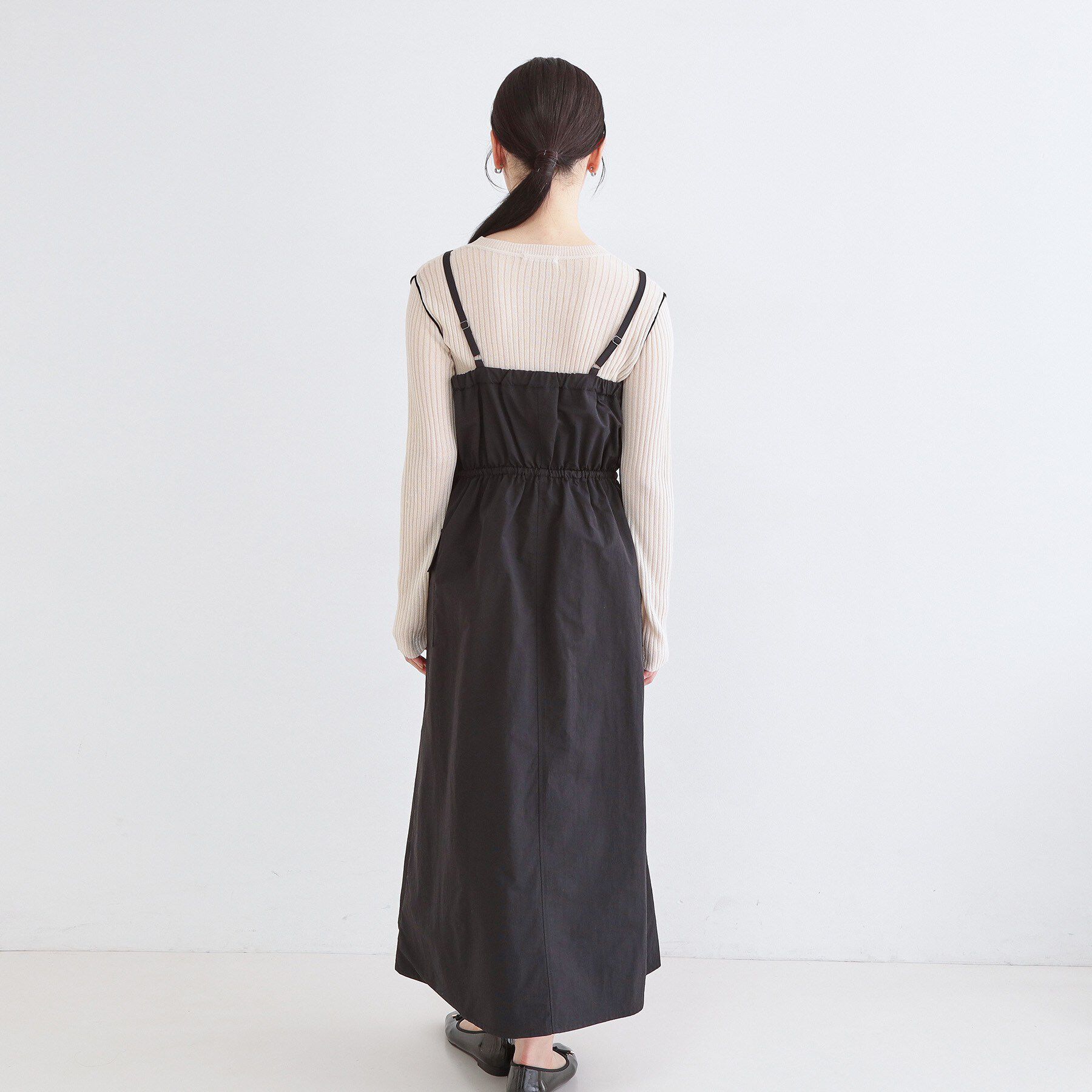 OPAQUE.CLIP「ポケットキャミワンピース【洗濯機OK】」|ワンピース|