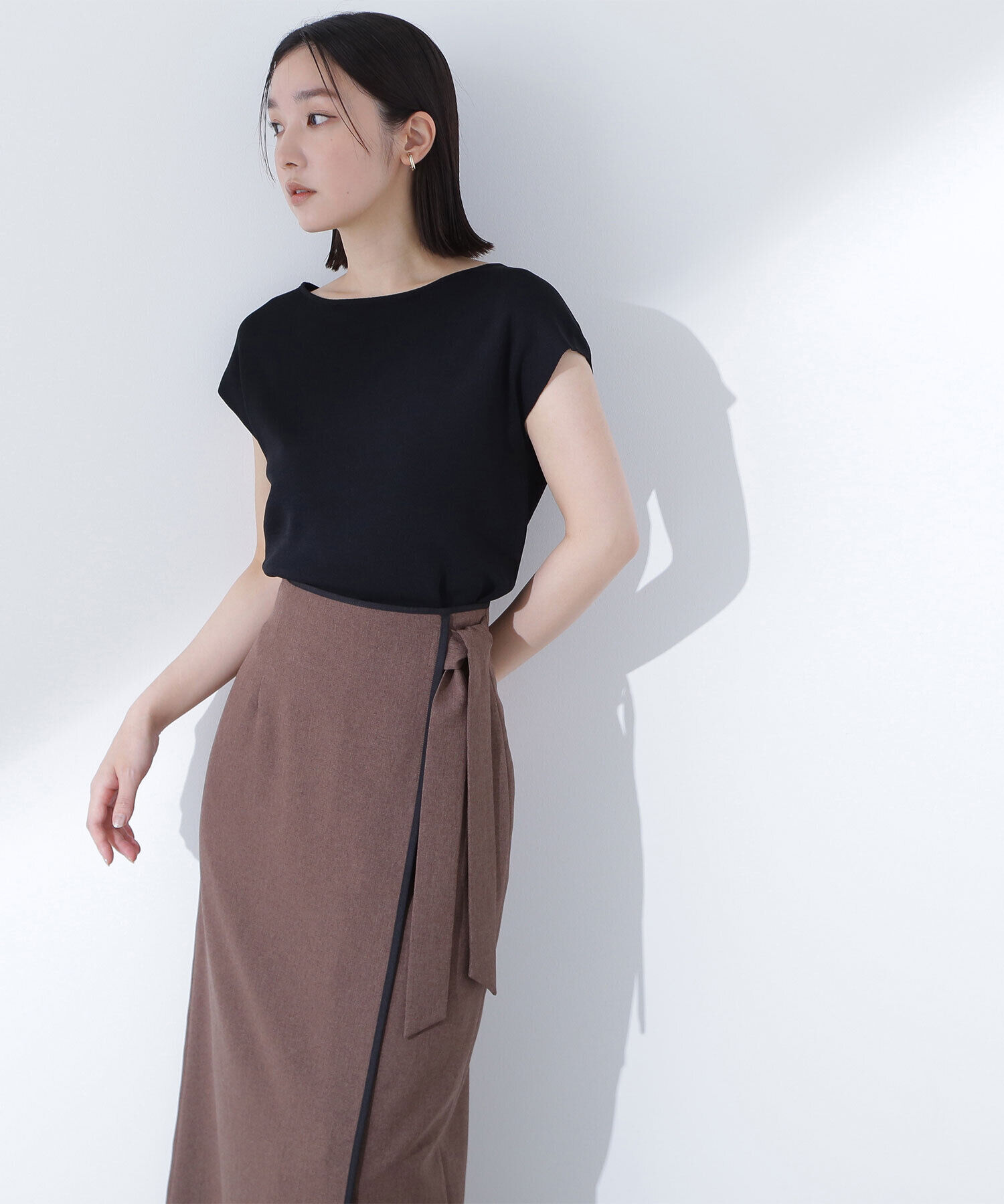  「総針ベーシックシリーズ ボートネックニット」|ニット・セーター|