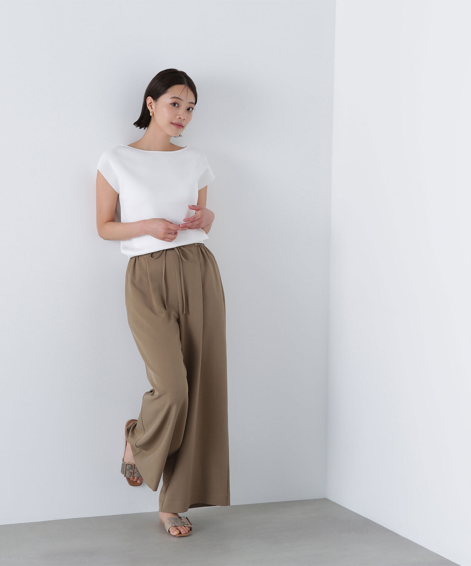  「総針ベーシックシリーズ ボートネックニット」|ニット・セーター|