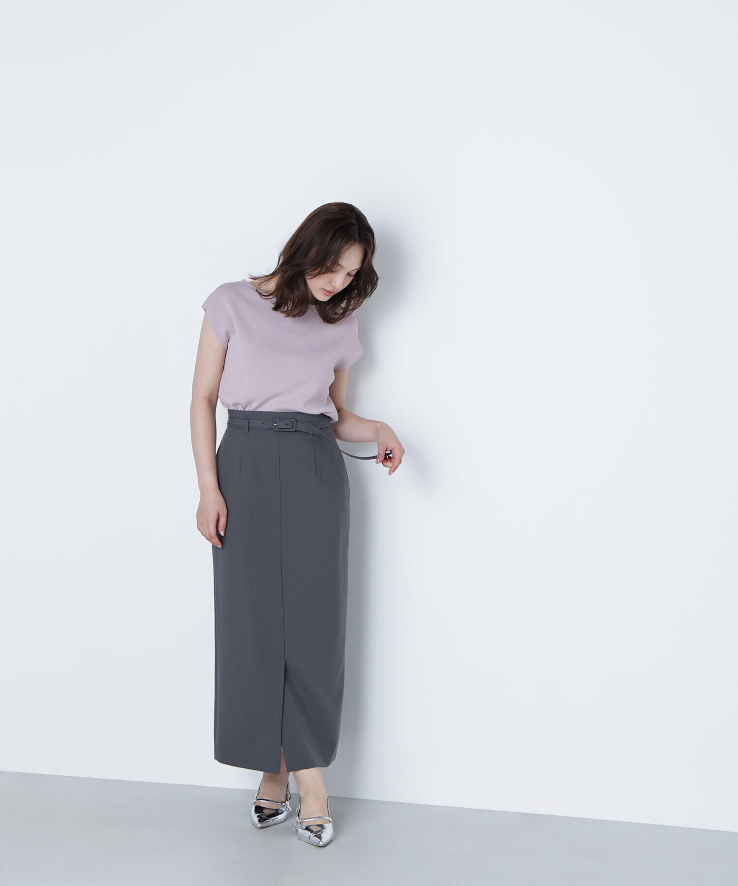  「総針ベーシックシリーズ ボートネックニット」|ニット・セーター|