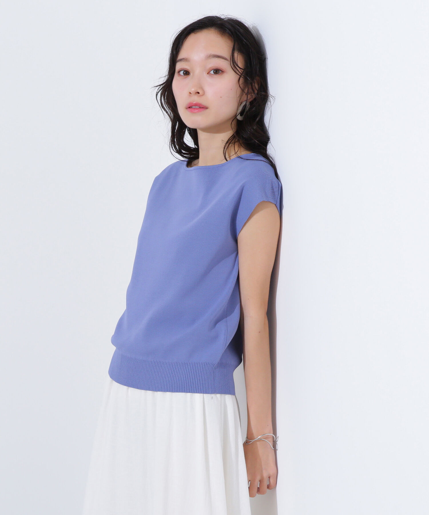  「総針ベーシックシリーズ ボートネックニット」|ニット・セーター|