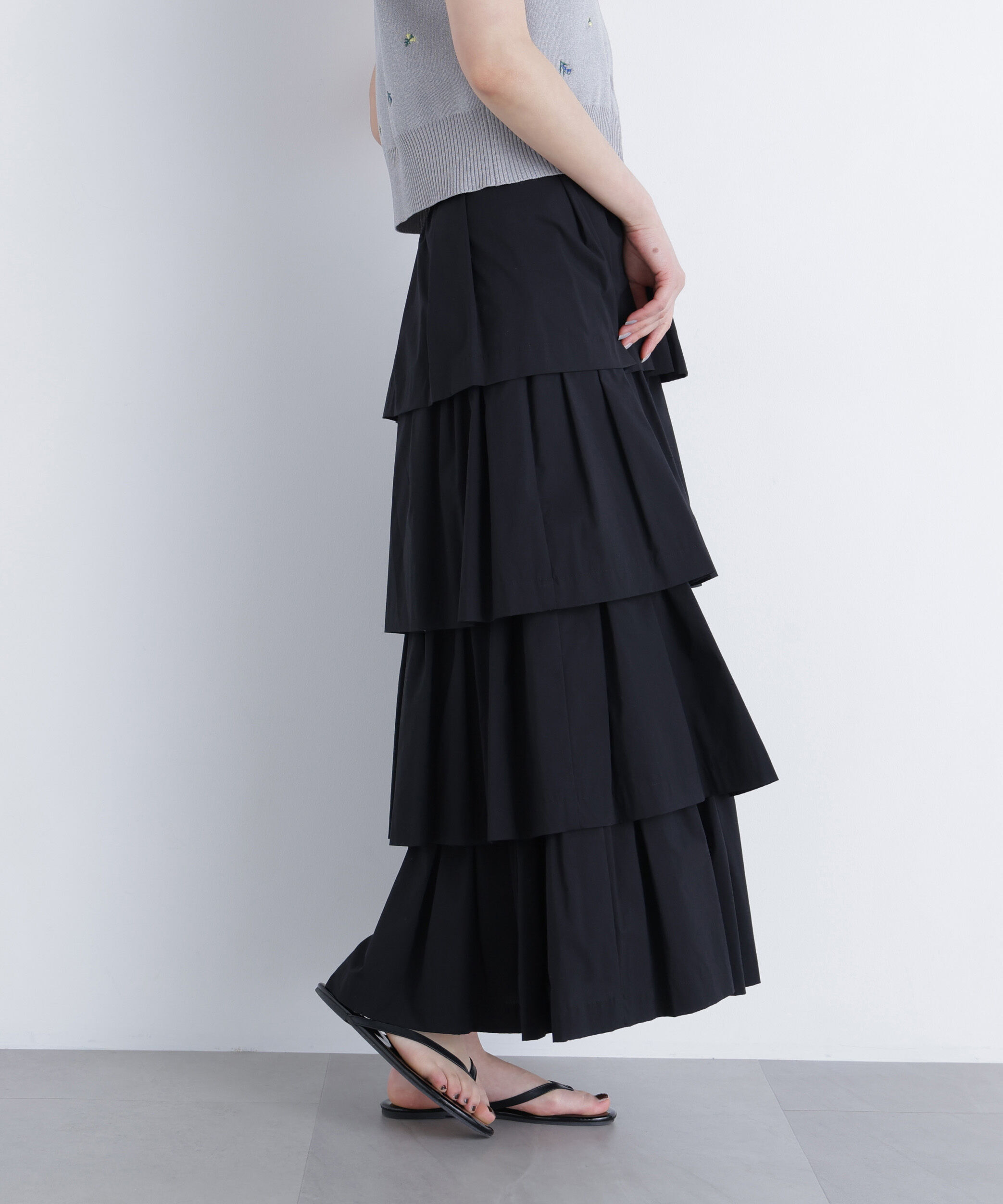  「ブロードティアードスカート」|スカート|