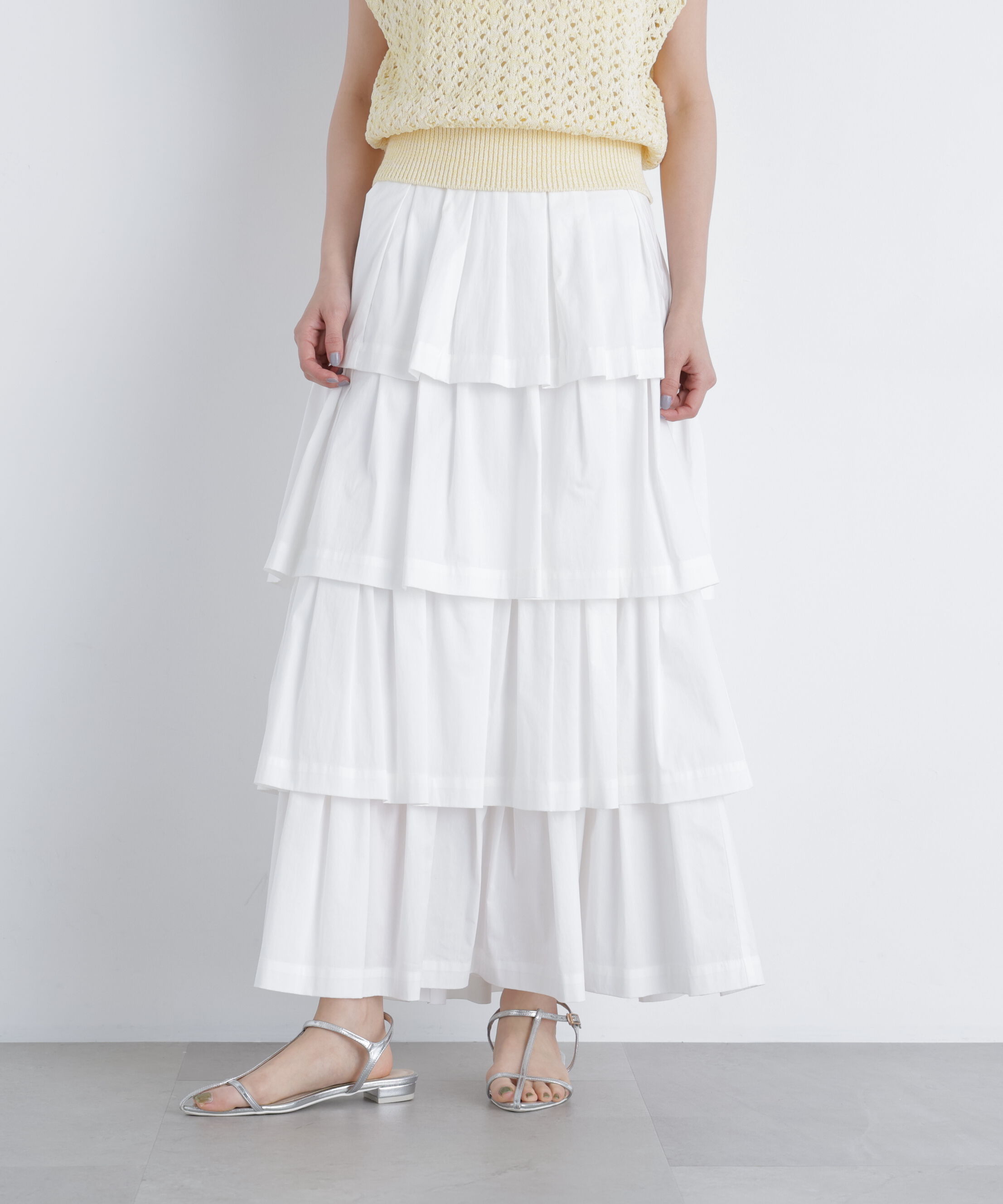  「ブロードティアードスカート」|スカート|