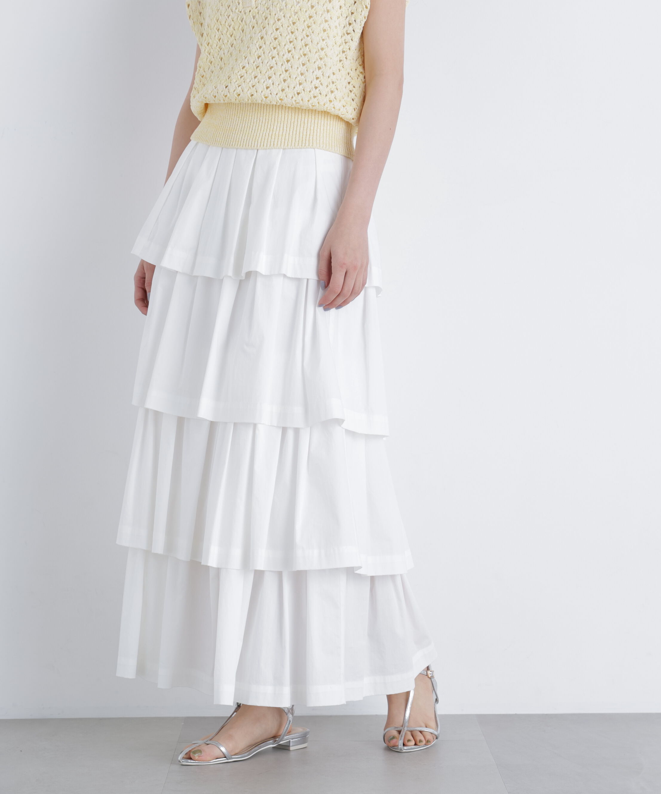  「ブロードティアードスカート」|スカート|