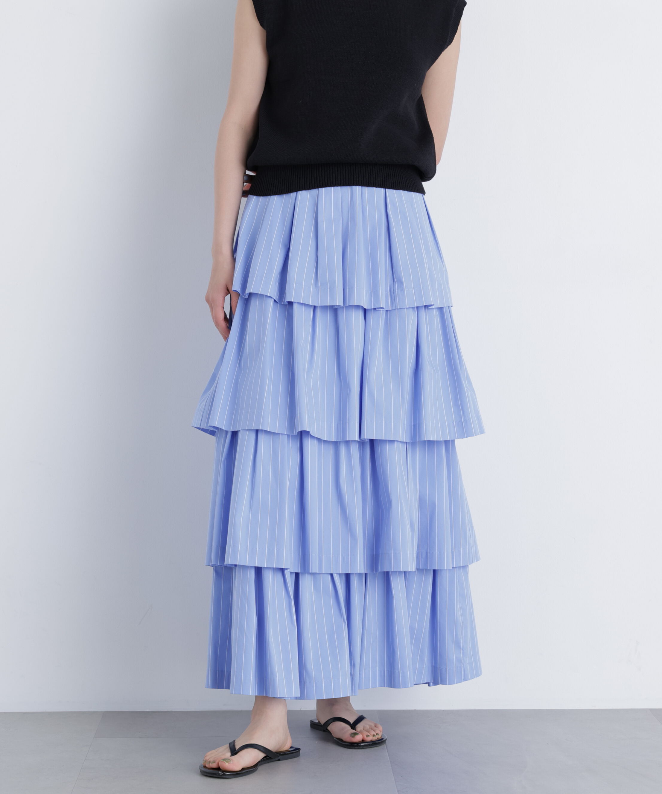  「ブロードティアードスカート」|スカート|