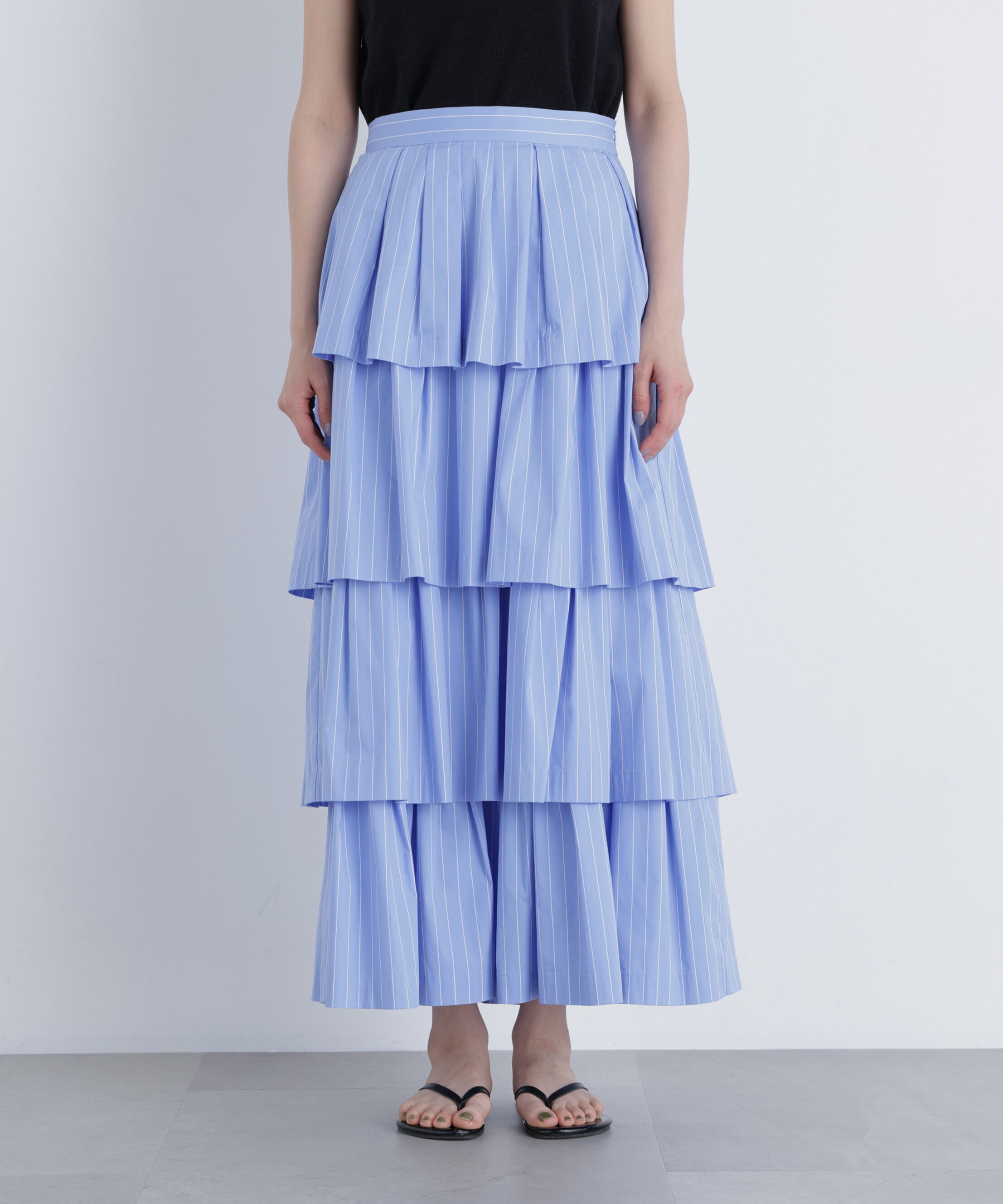  「ブロードティアードスカート」|スカート|