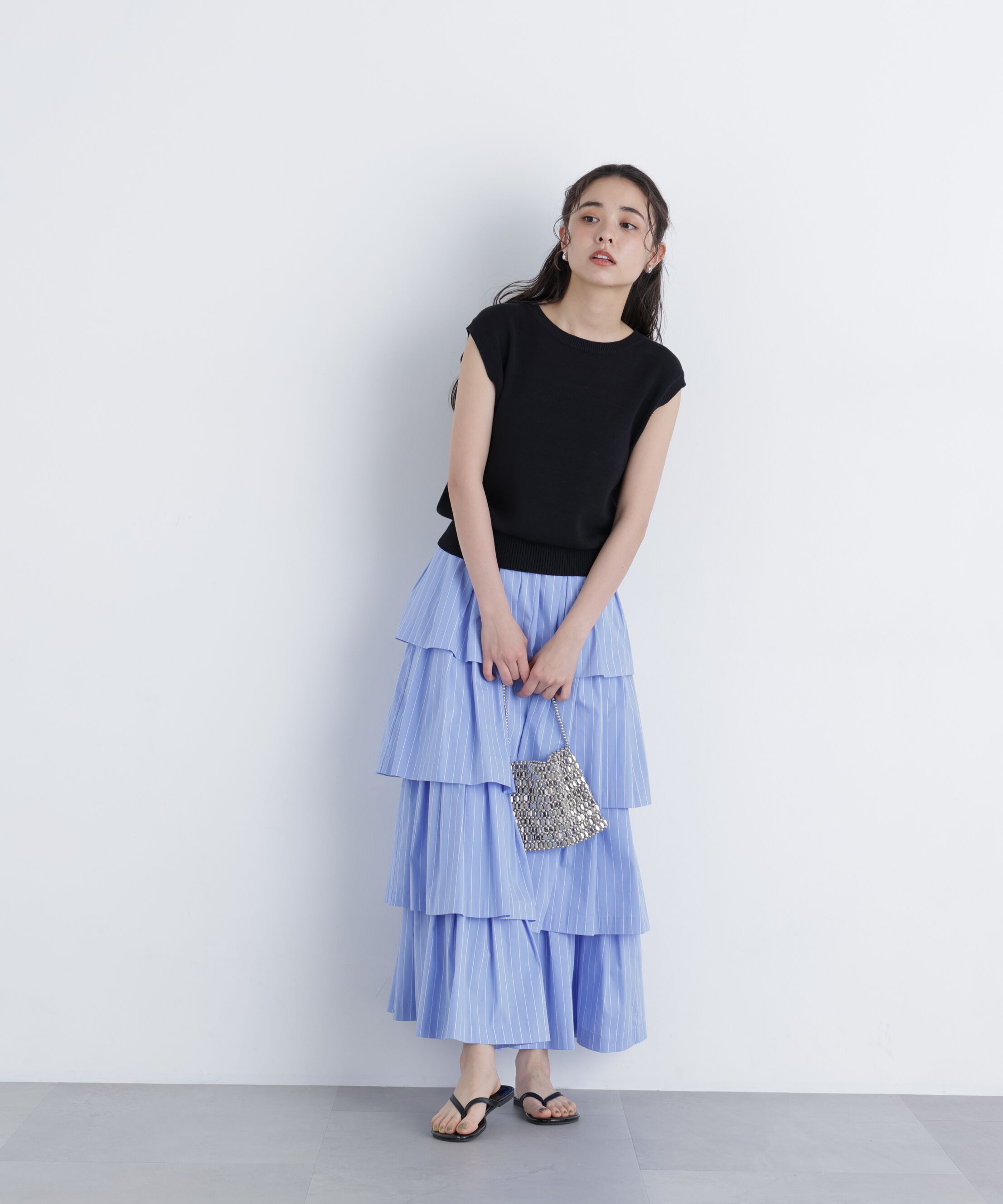  「ブロードティアードスカート」|スカート|