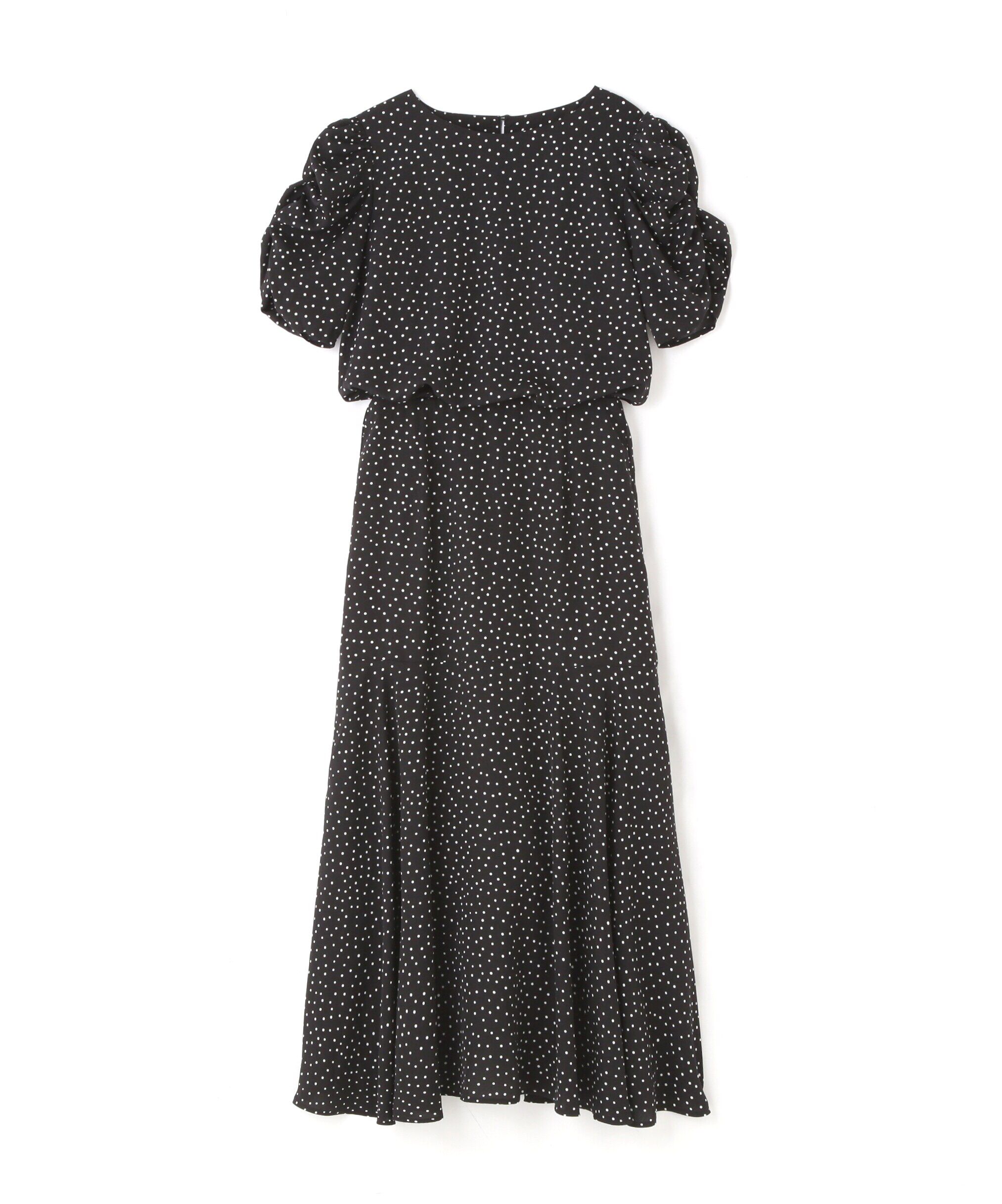  「ボリュームスリーブマーメイドワンピ―ス」|ワンピース|