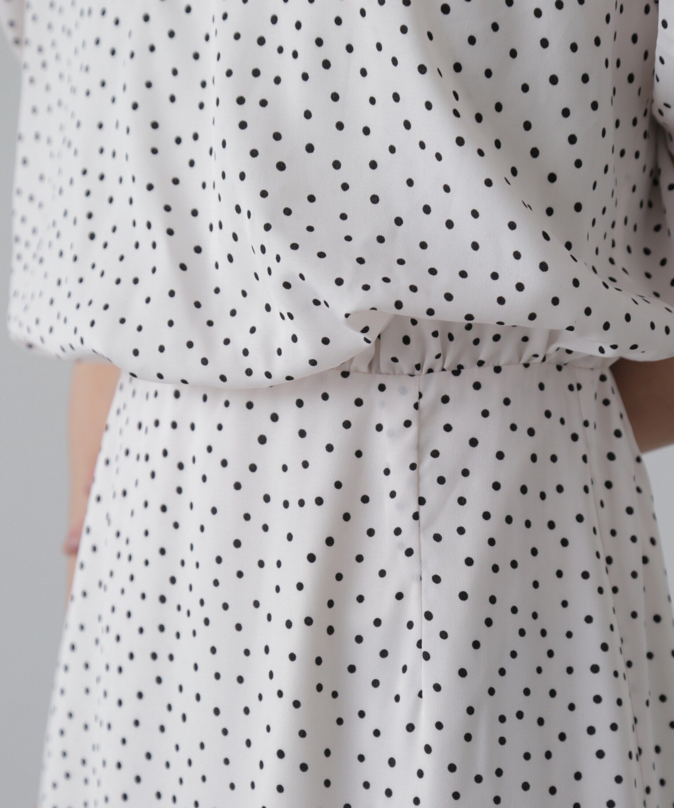  「ボリュームスリーブマーメイドワンピ―ス」|ワンピース|