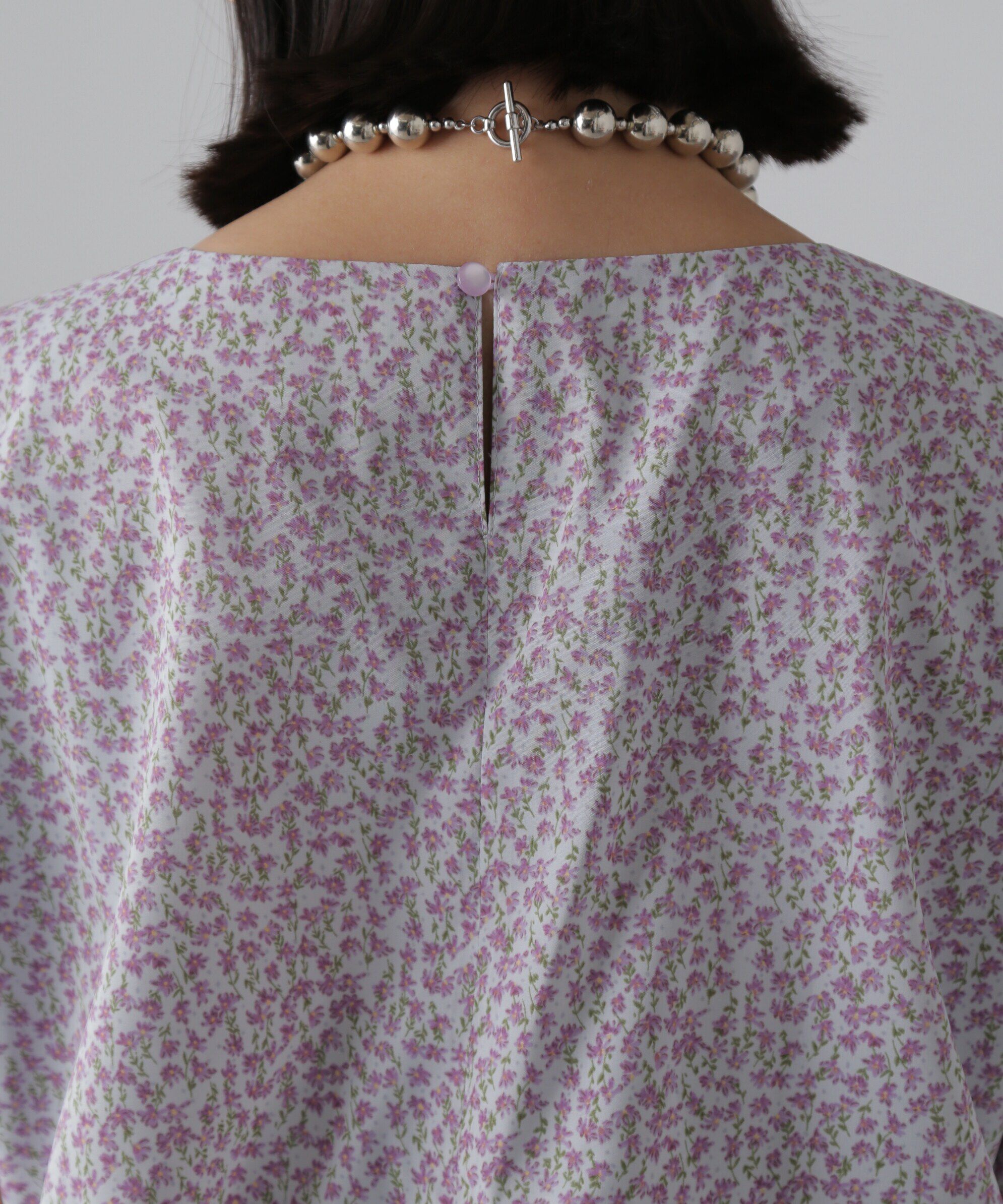  「ボリュームスリーブマーメイドワンピ―ス」|ワンピース|