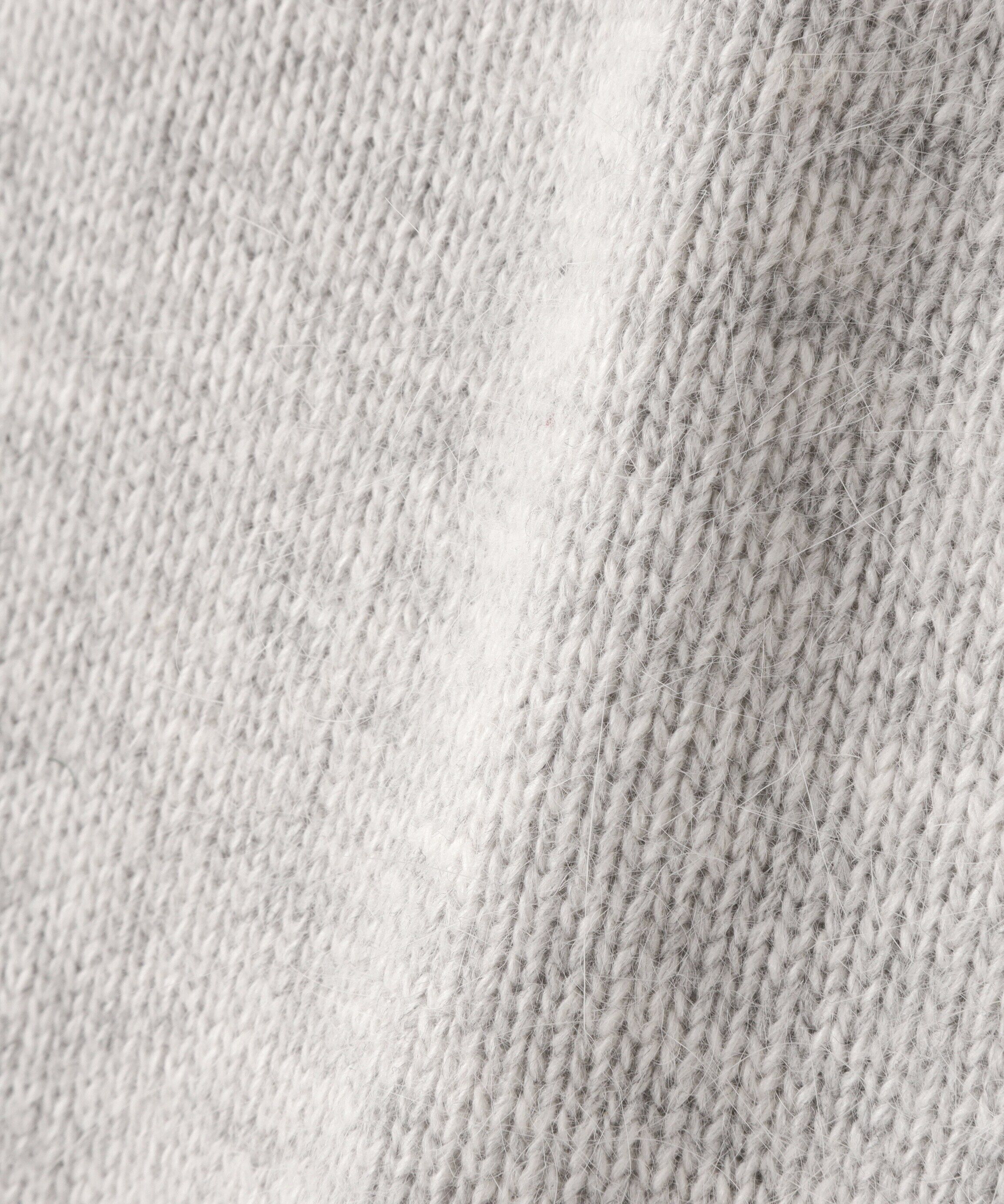  「アンゴラ混ハーフスリーブニット」|ニット・セーター|