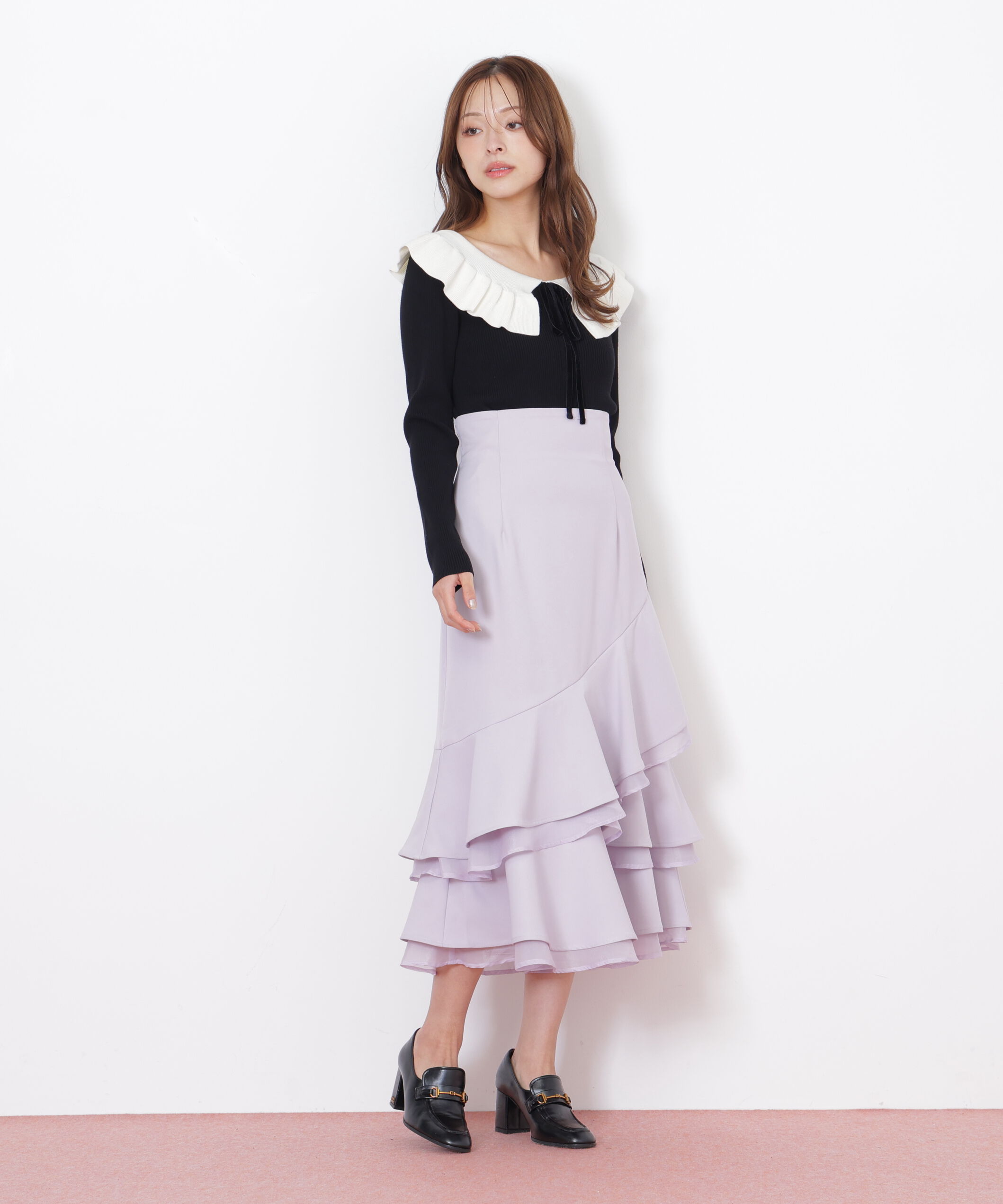  「ケープリブニット」|ニット・セーター|