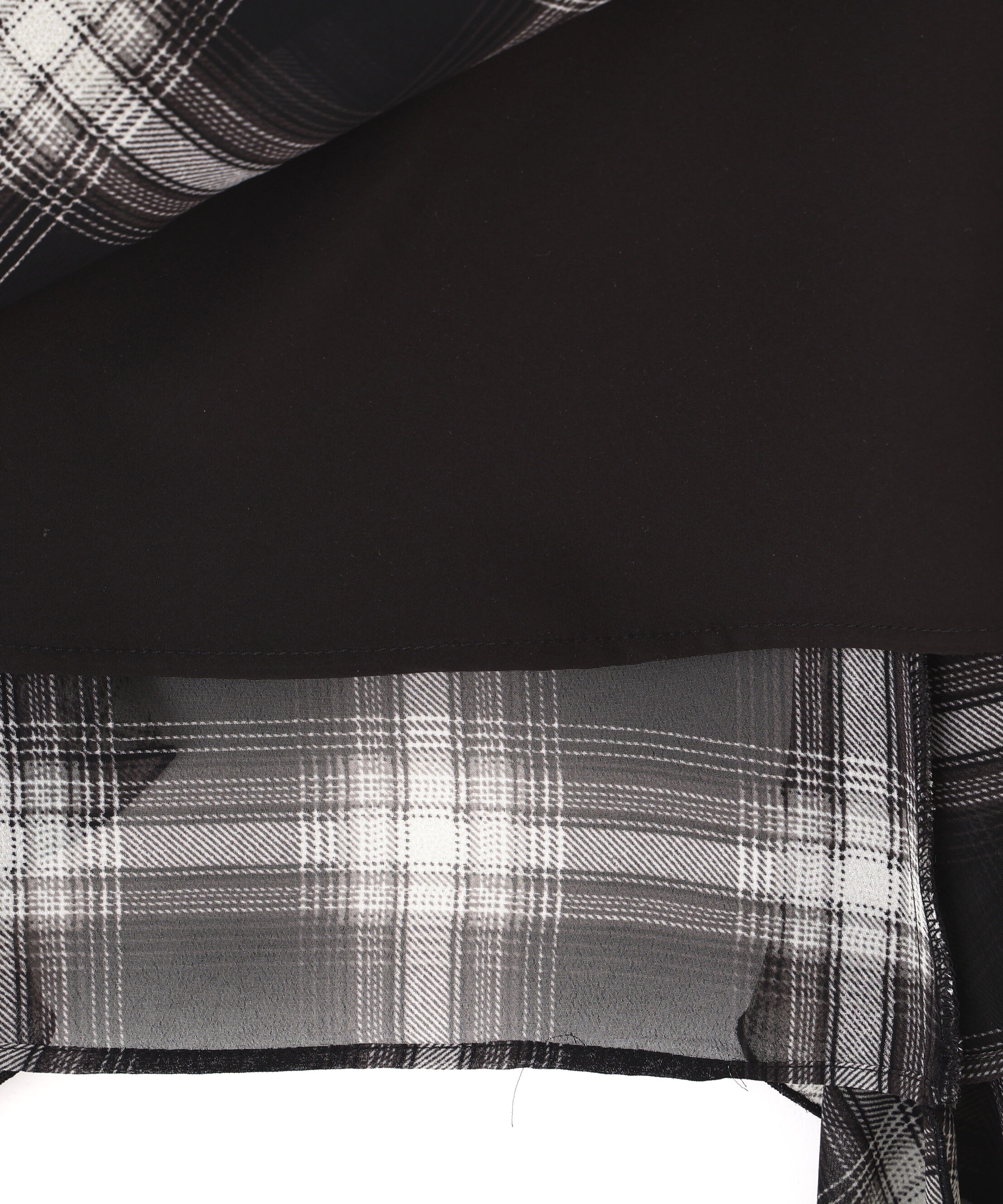  「シアーチェックラッフルフリルスカート」|スカート|