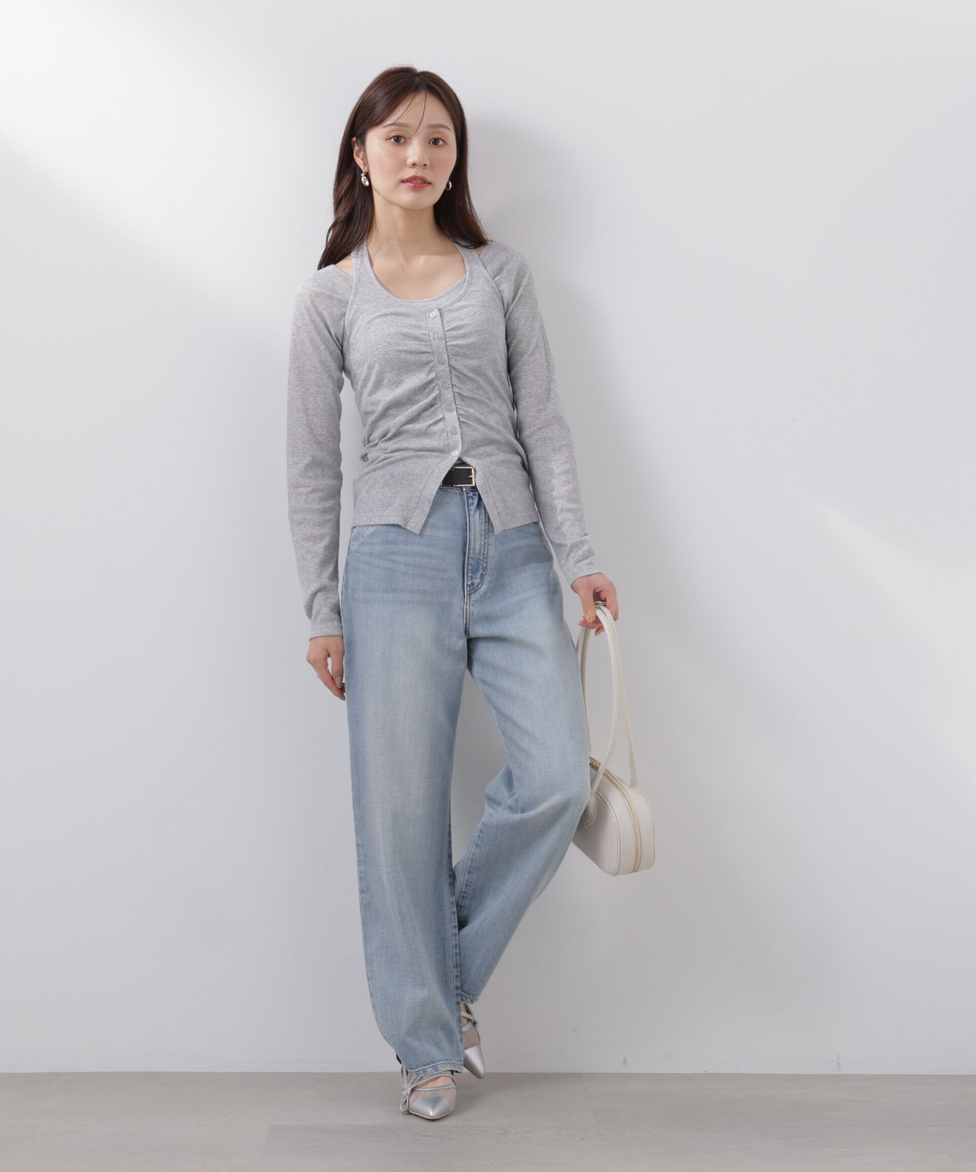 PROPORTION BODY DRESSING「〈a/mie〉ホルターネックカット SETUP　26SS」|Tシャツ・カットソー|