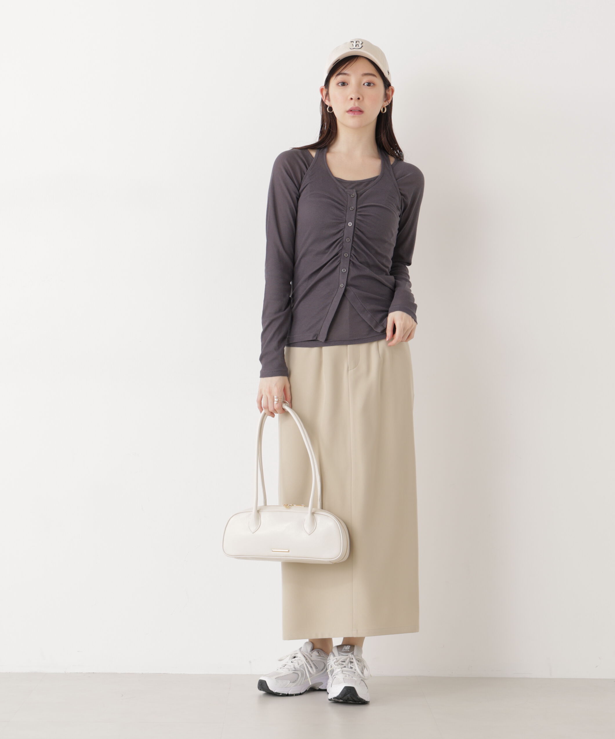 PROPORTION BODY DRESSING「〈a/mie〉ホルターネックカット SETUP　26SS」|Tシャツ・カットソー|