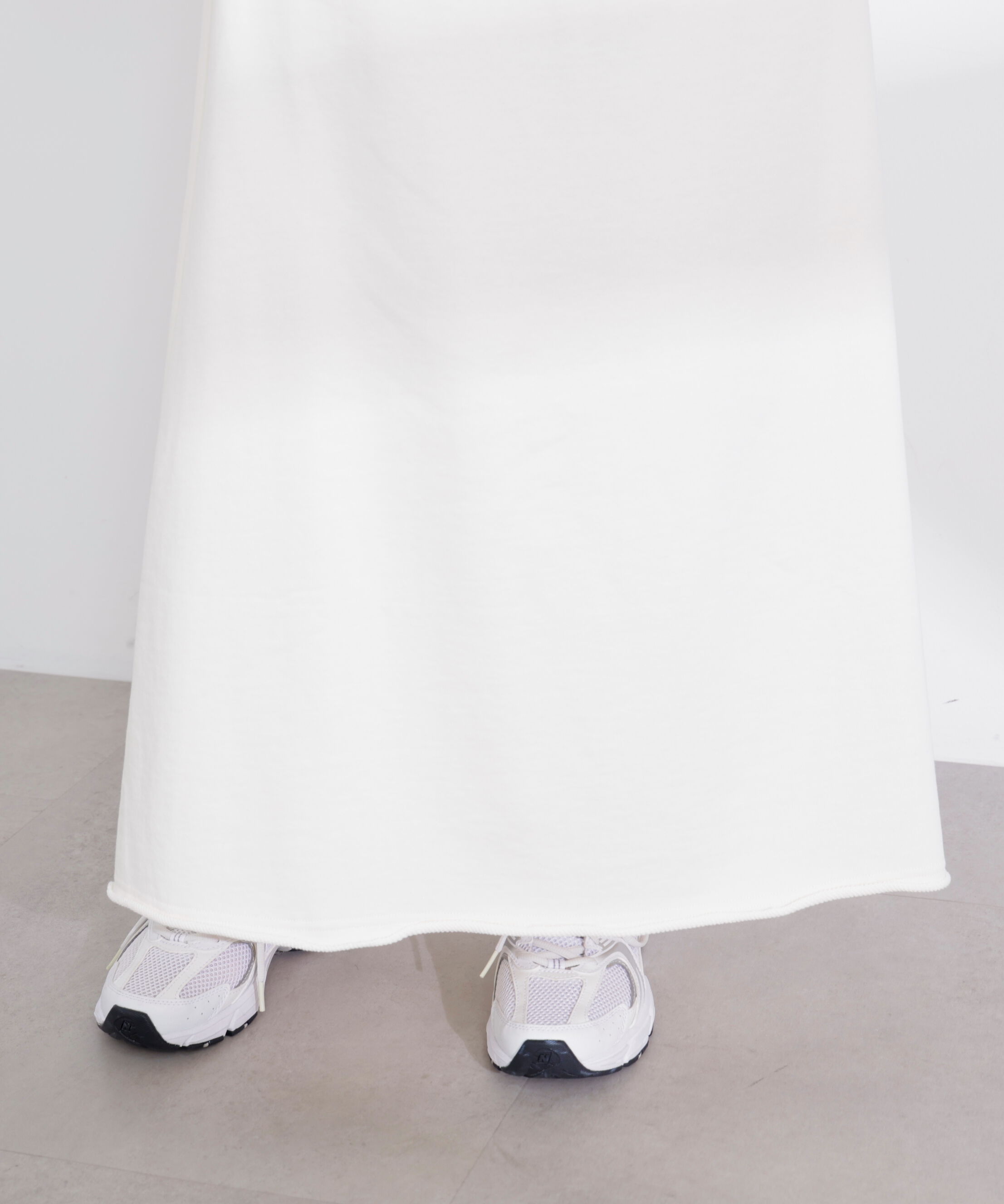 PROPORTION BODY DRESSING「〈a/mie〉裏毛ナロースカート 26SS」|スカート|