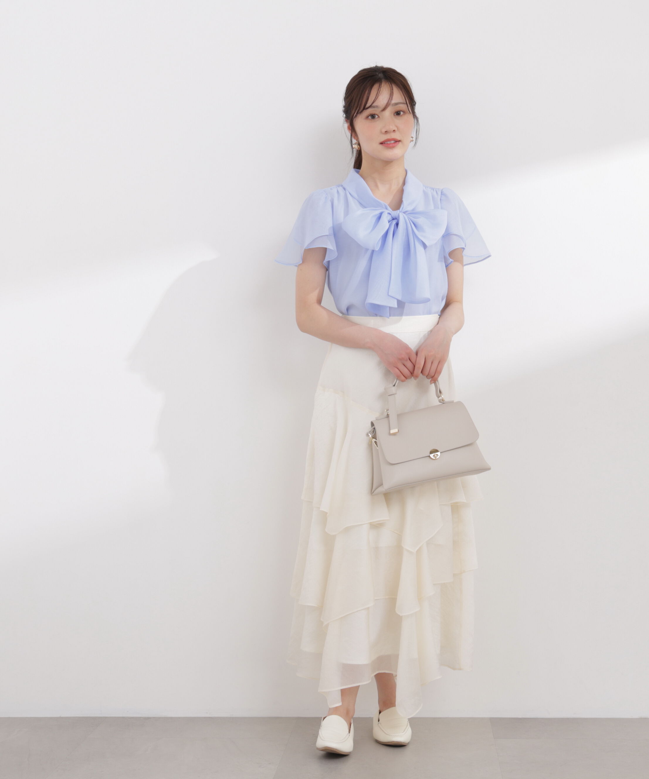 PROPORTION BODY DRESSING「ランダムティアードシアースカート 26SS」|スカート|