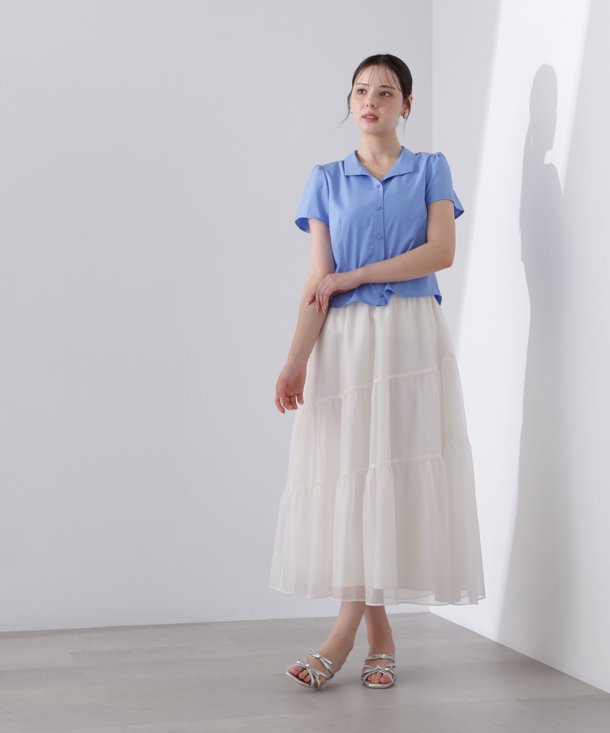 PROPORTION BODY DRESSING「ランダムティアードシアースカート 26SS」|スカート|