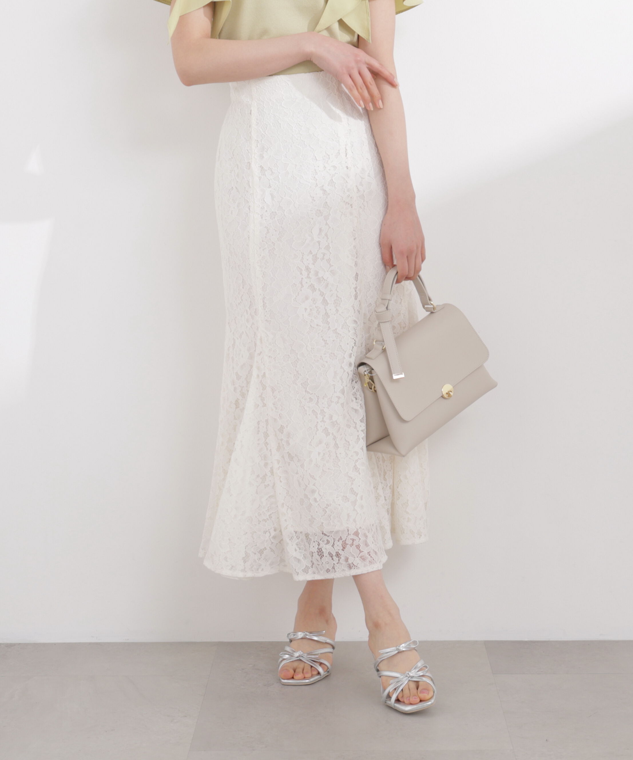 PROPORTION BODY DRESSING「レースマーメイドスカート 26SS」|スカート|