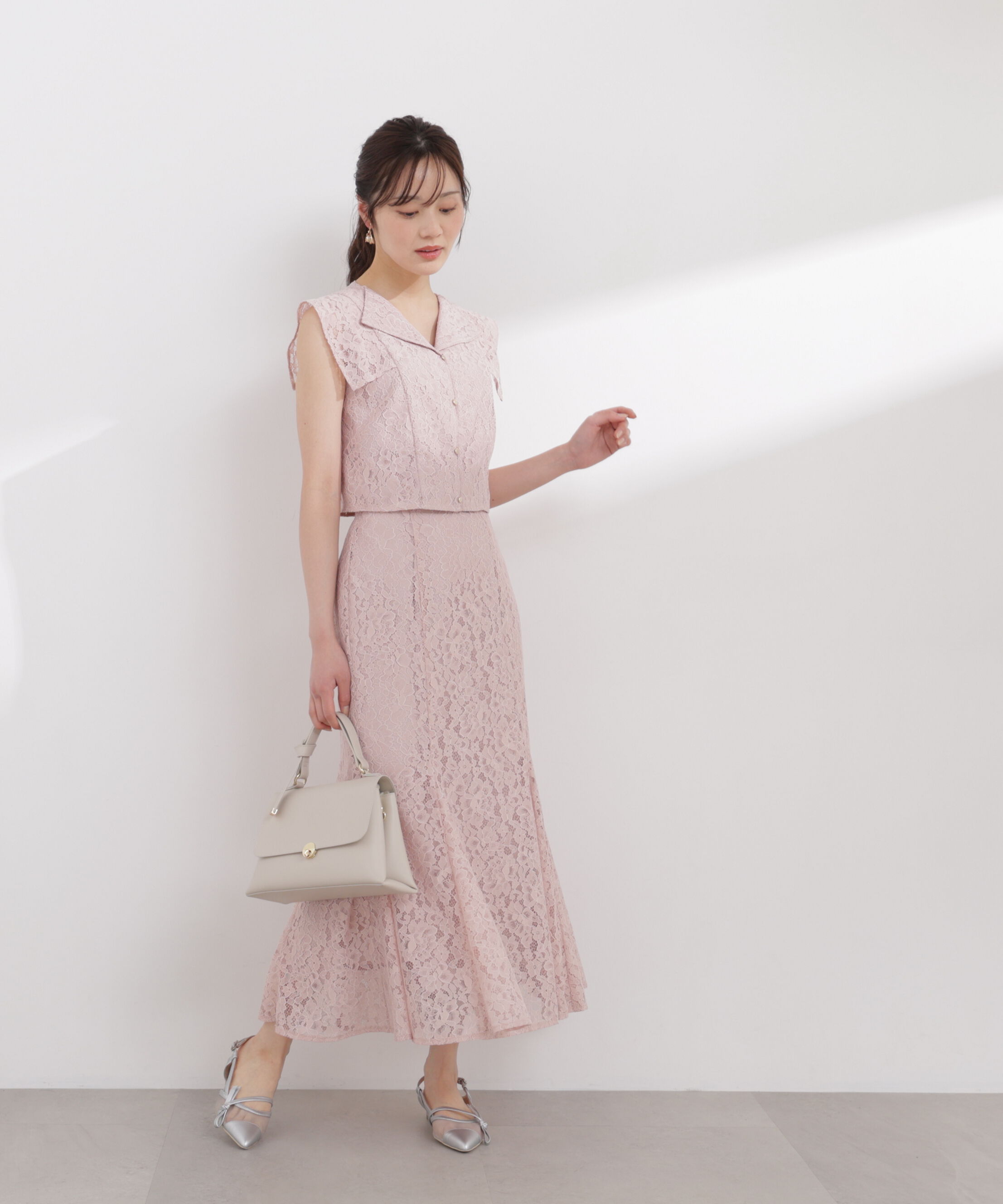 PROPORTION BODY DRESSING「レースマーメイドスカート 26SS」|スカート|