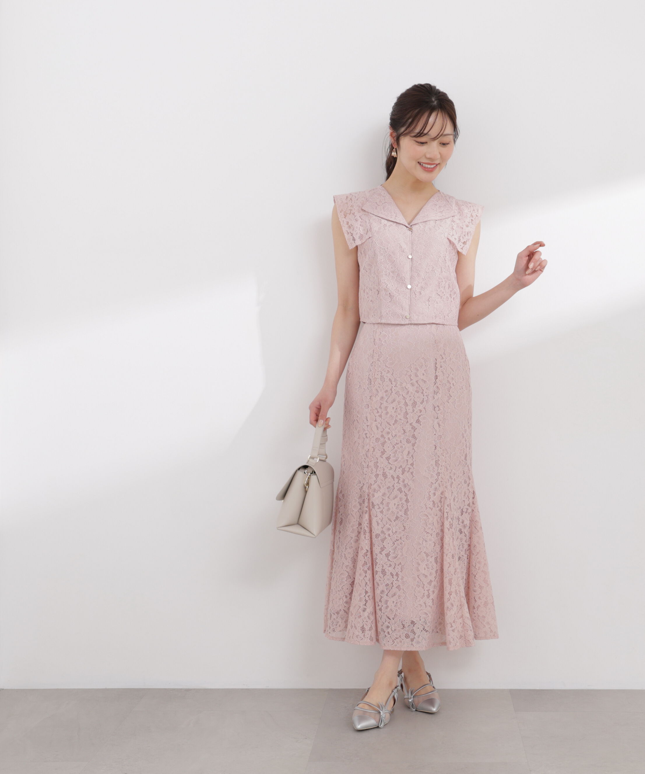 PROPORTION BODY DRESSING「レースマーメイドスカート 26SS」|スカート|