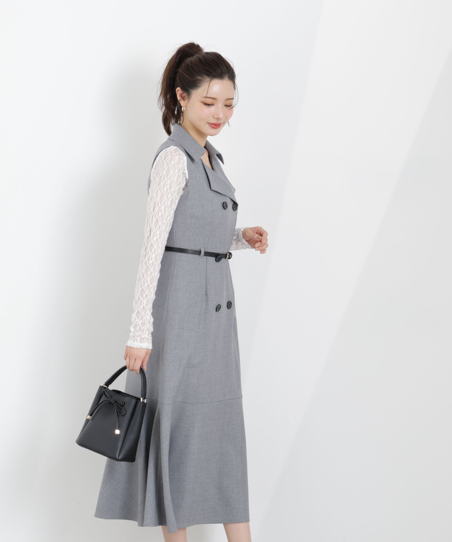 PROPORTION BODY DRESSING「トレンチジャンスカワンピース　26SS」|ワンピース|