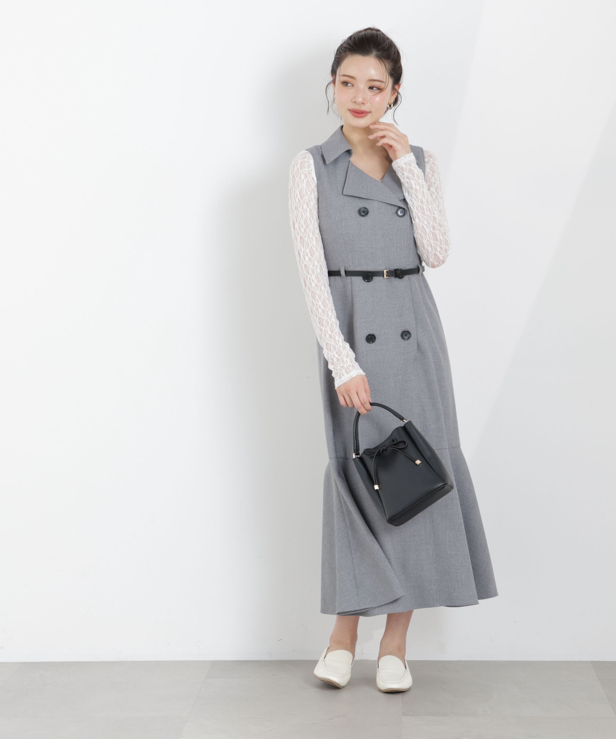 PROPORTION BODY DRESSING「トレンチジャンスカワンピース　26SS」|ワンピース|