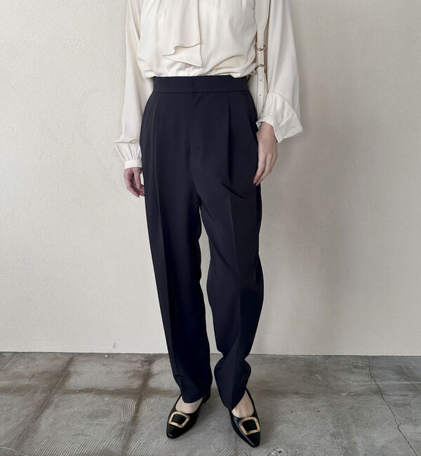 Doux archives「＇【セットアップ対応】ストレッチセンタープレスパンツ&rsquo;」|チノ|NAVY