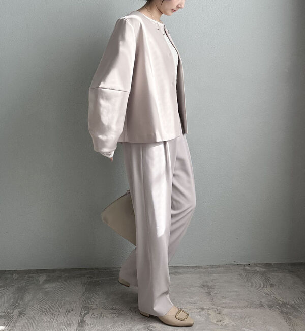 Doux archives「＇【セットアップ対応】ストレッチセンタープレスパンツ&rsquo;」|チノ|