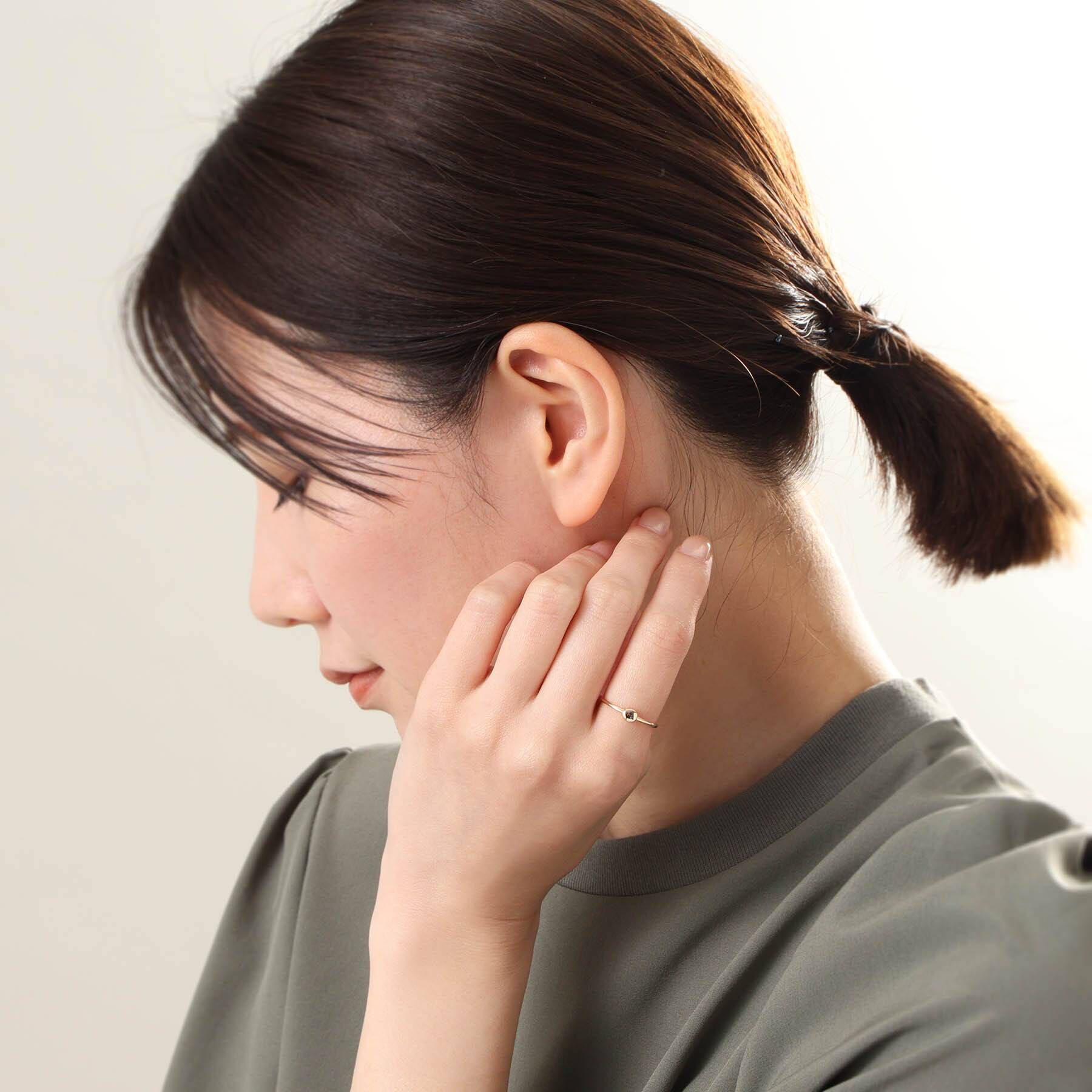 COCOSHNIK「K10ラウンドシェイプ リング」|リング|