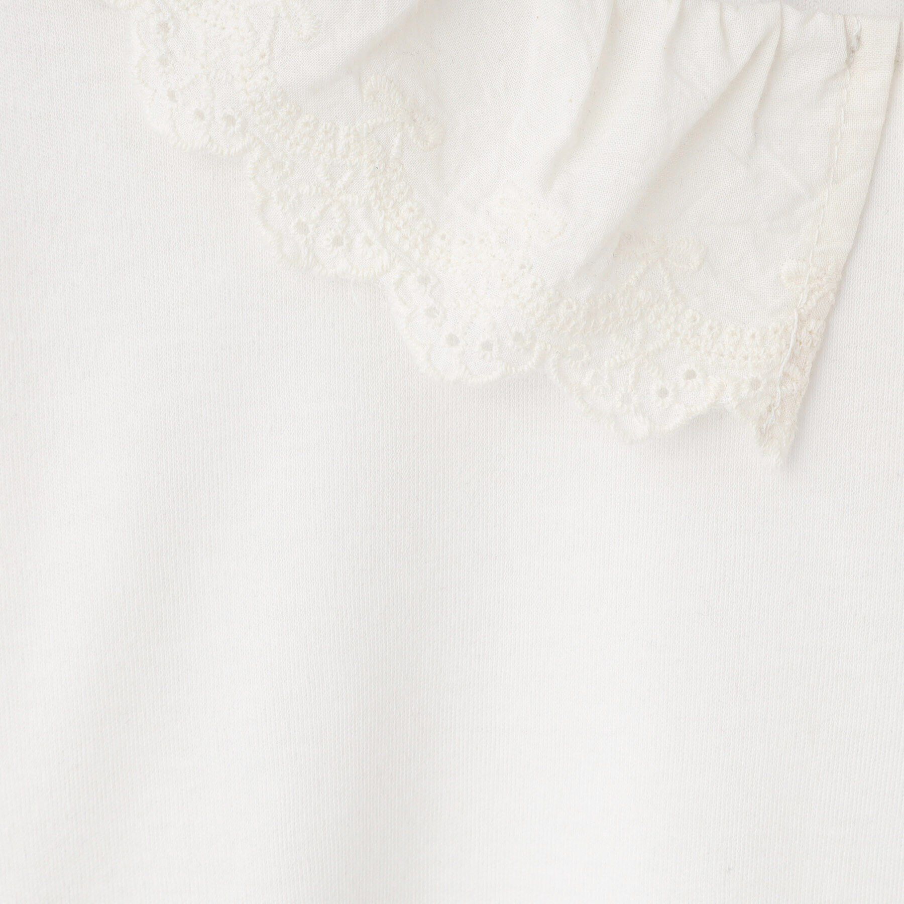 SHOO･LA･RUE「【100-140cm/プチセレ】レース衿インナープルオーバー」|Tシャツ・カットソー|