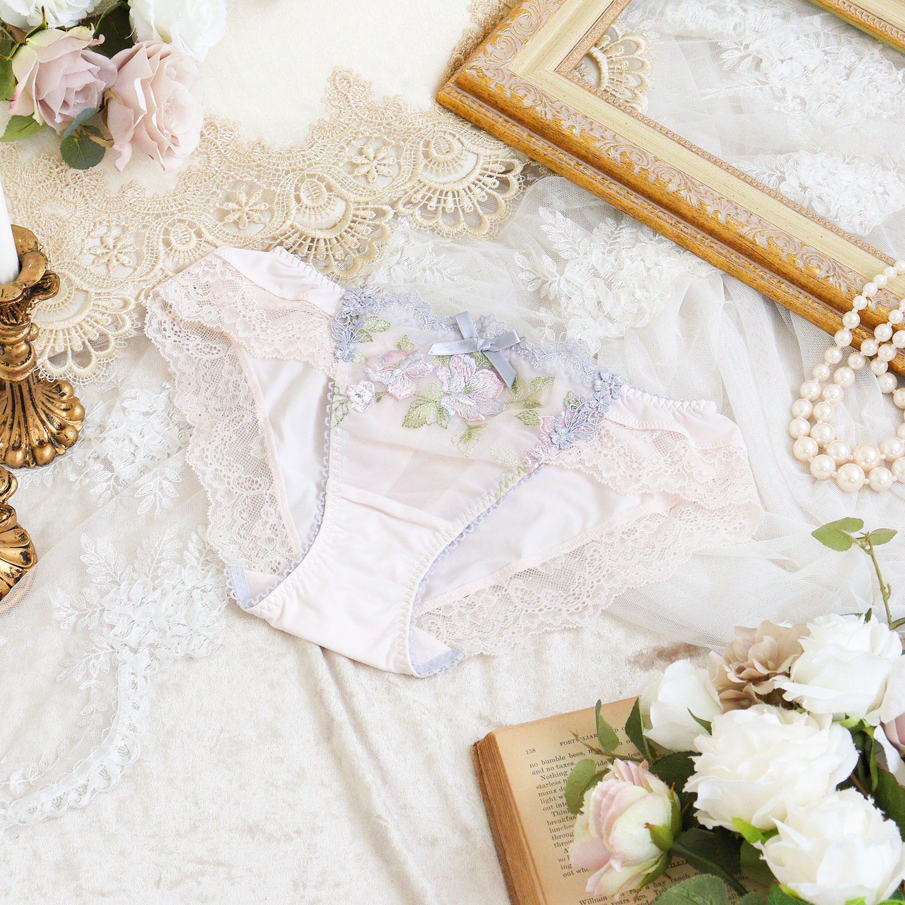 Risa Magli「マルレーン ノーマルショーツ」|インナー|ピンク(071)