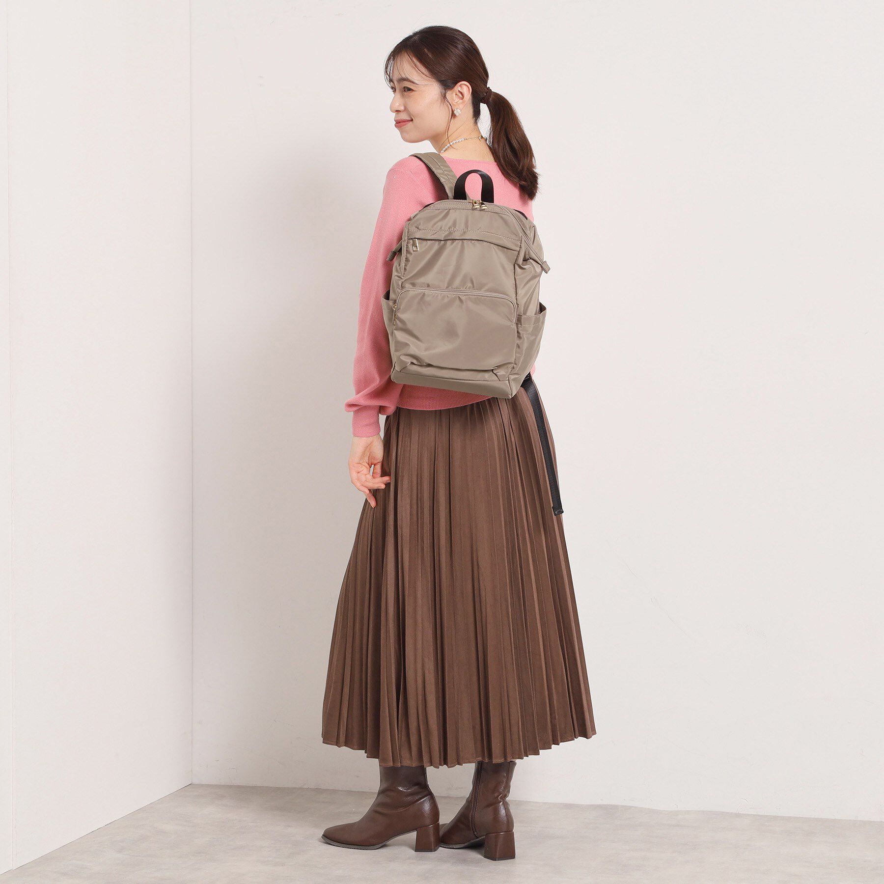 ITS&rsquo;DEMO「【A4／7ポケット】口金リュック」|リュック|