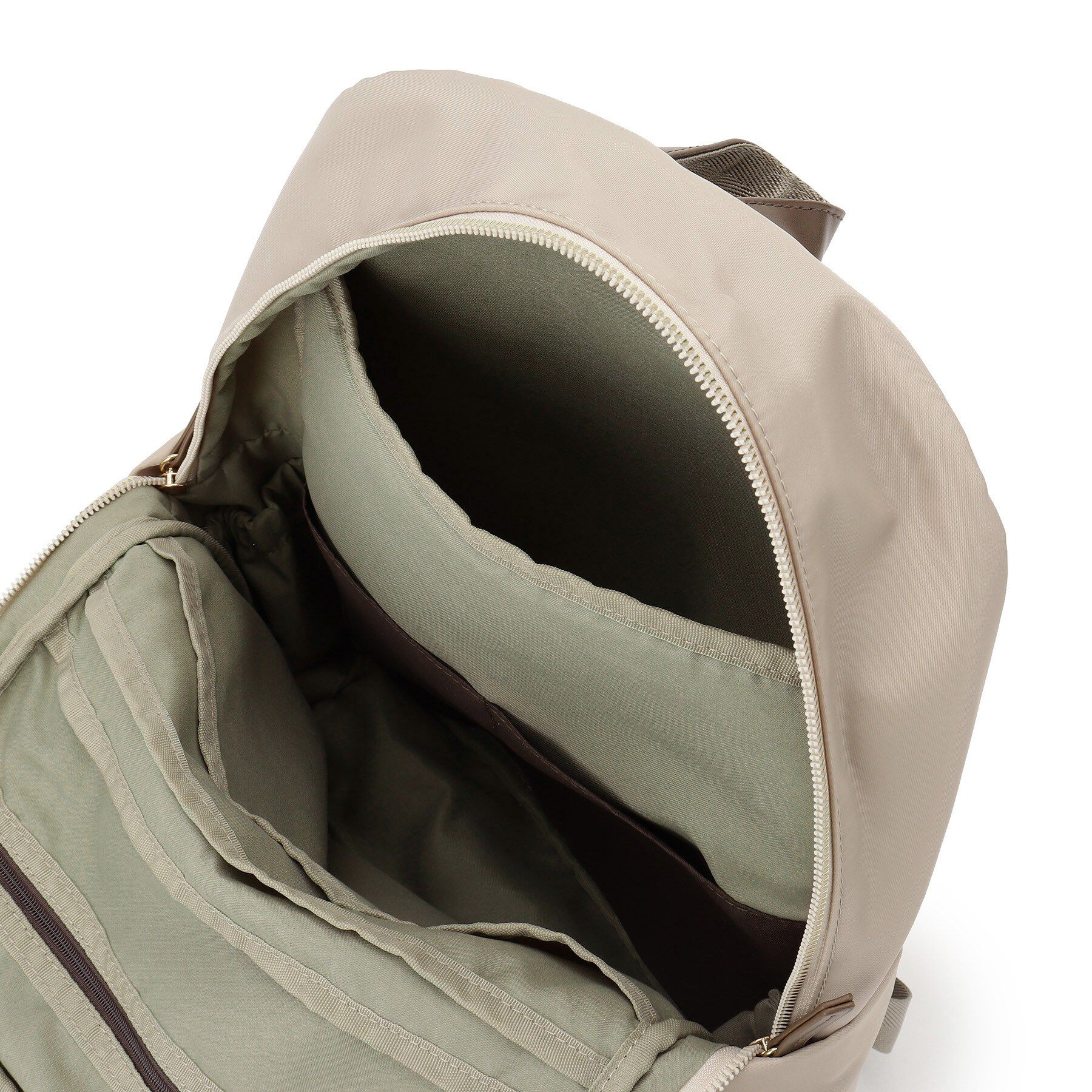 ITS&rsquo;DEMO「【収納アドバイザー監修】合皮コンビリュック」|リュック|